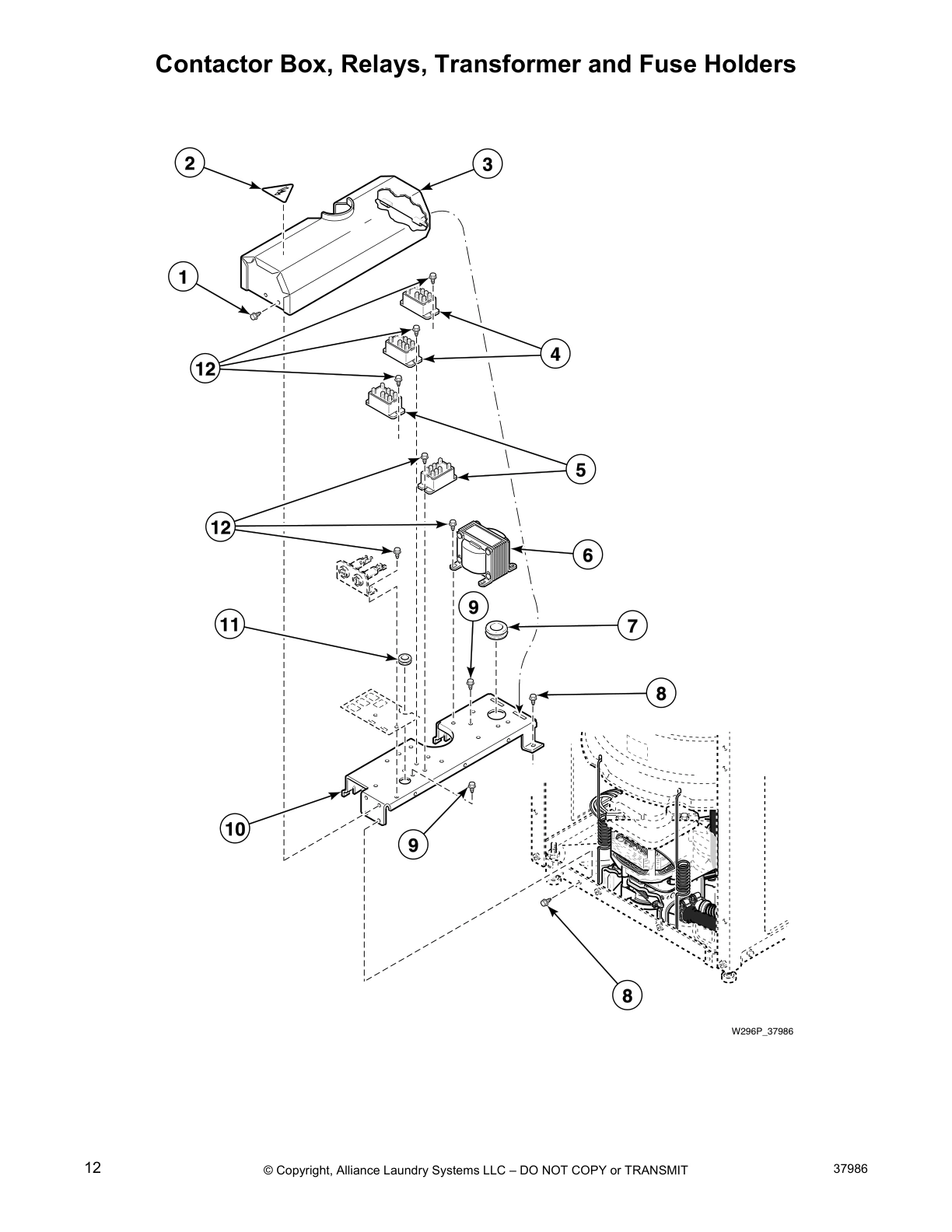 Contactor Box, Relays, Transformer and Fuse Holders
