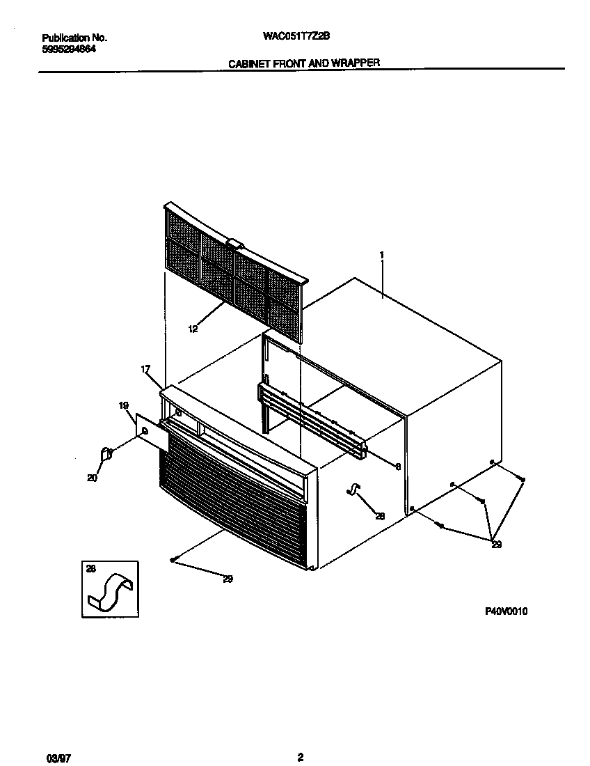 02 - CABINET FRONT AND WRAPPER
