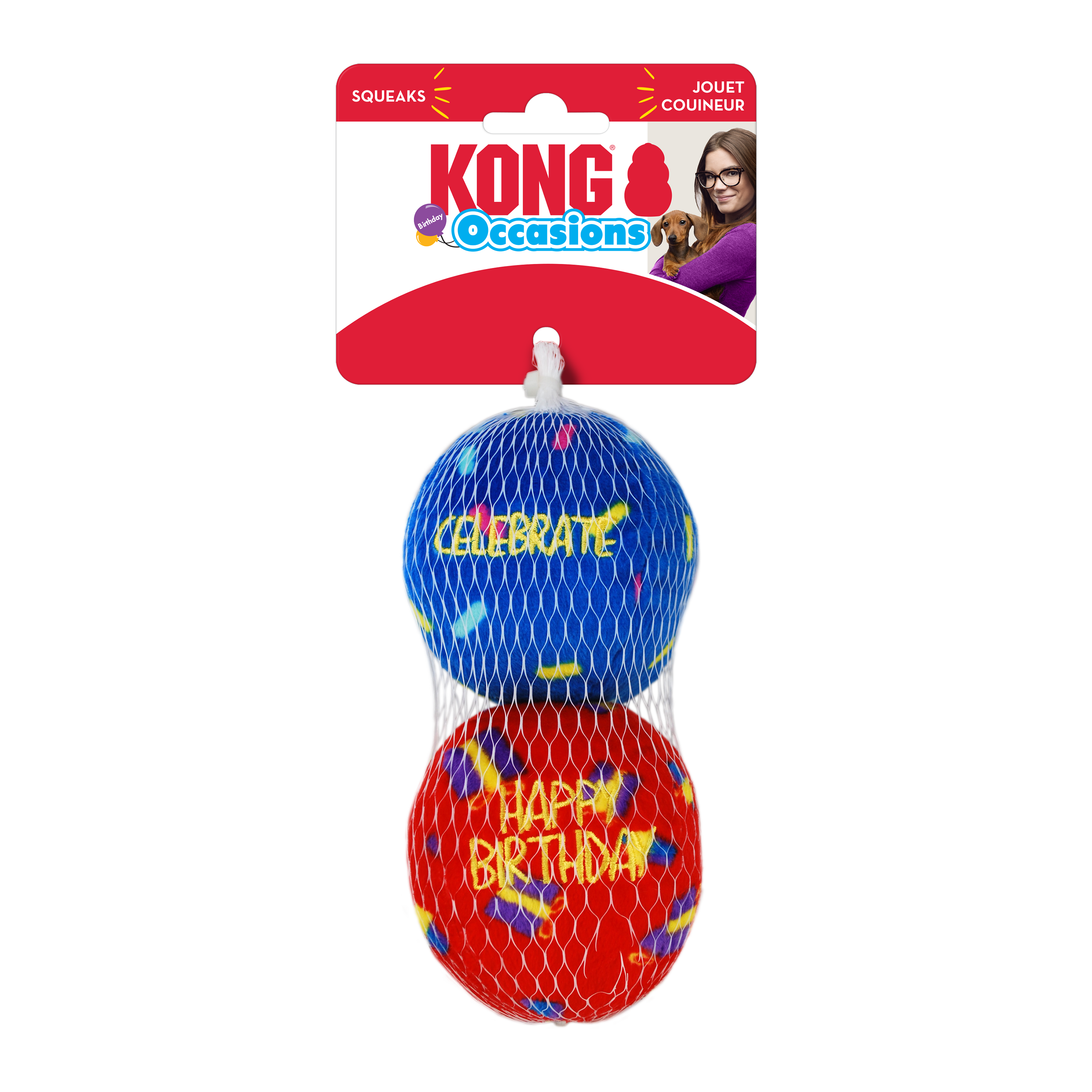 Occasions Birthday Balls 2-pk onpack product image