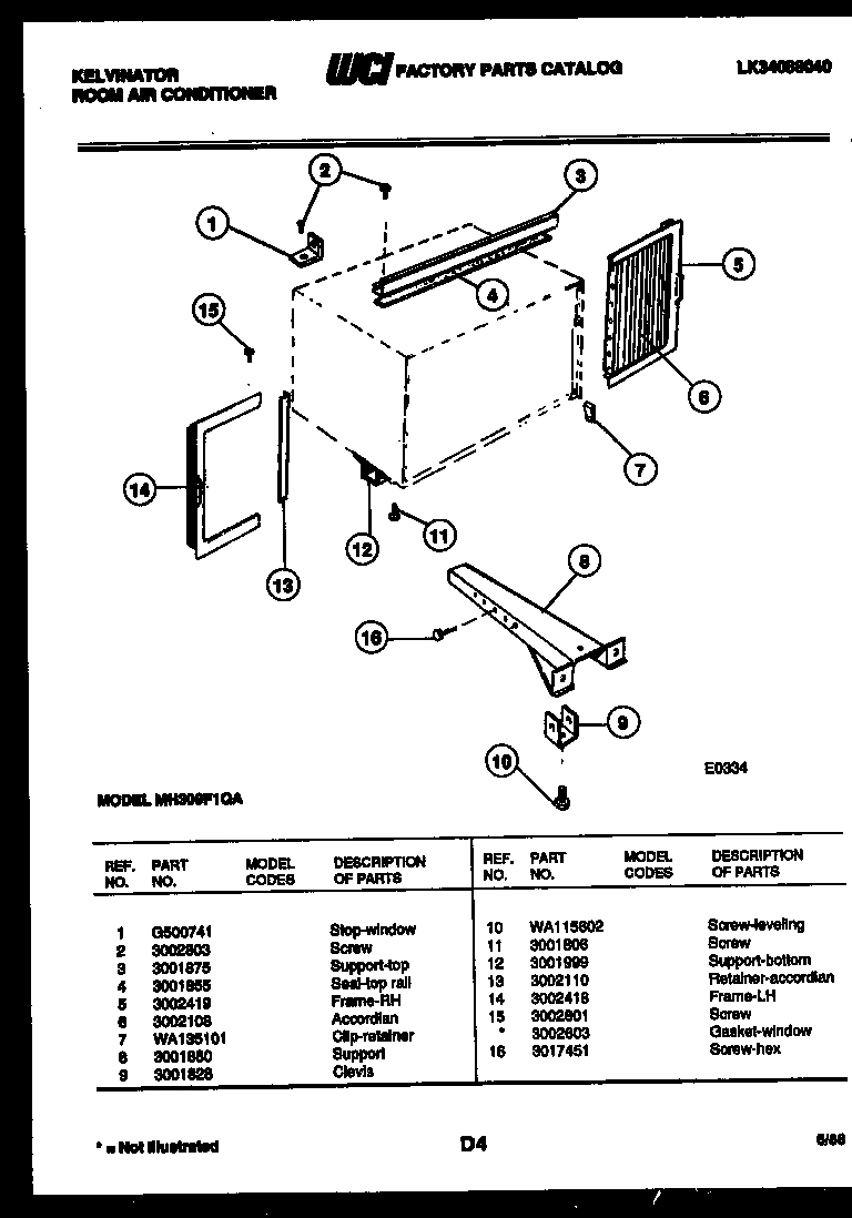 06 - CABINET AND INSTALLATION PARTS