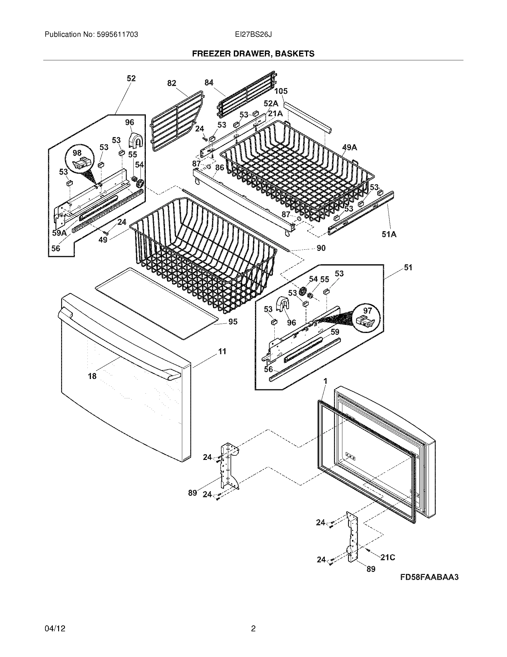 03 - FREEZER DRAWER - BASKET