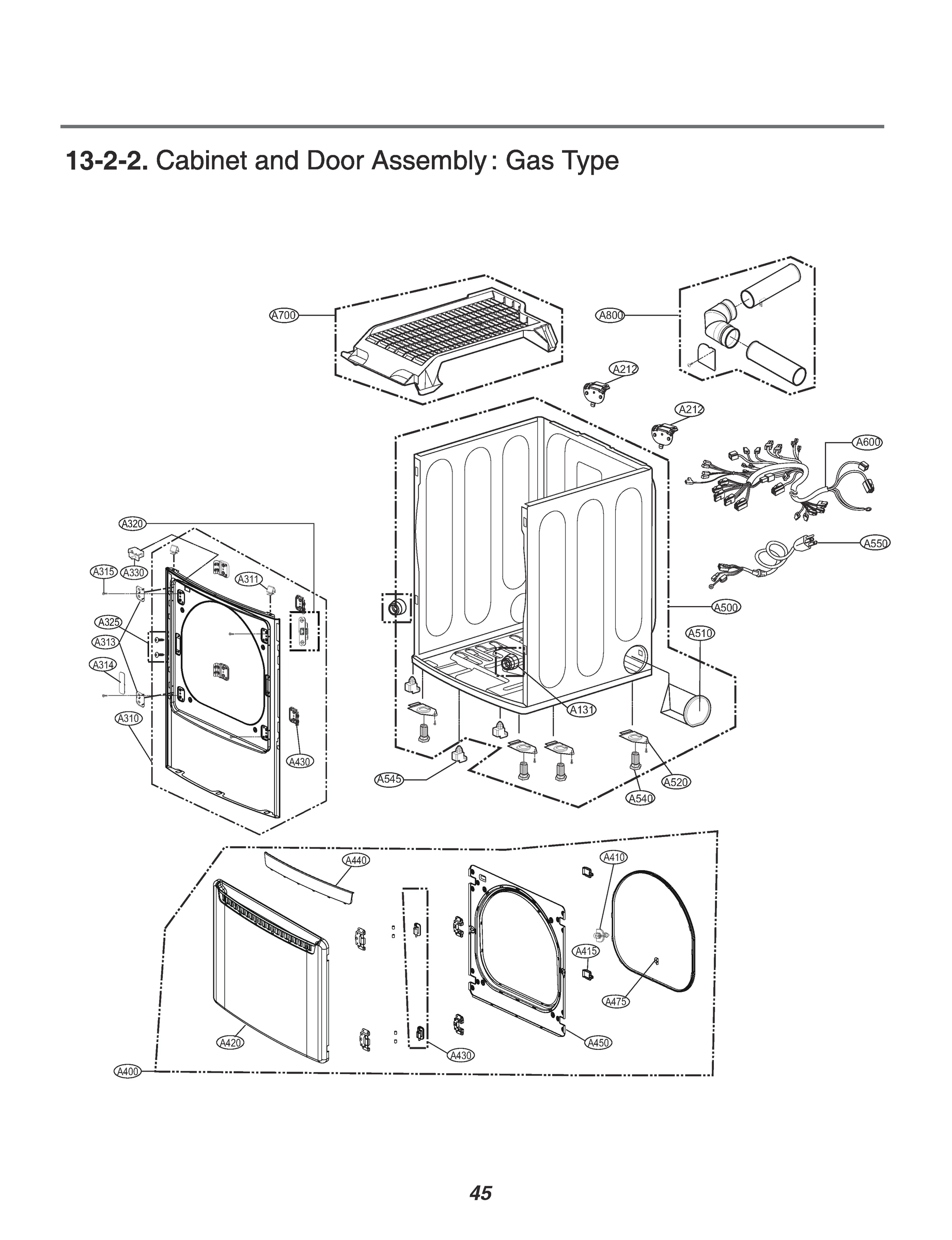 CABINET AND DOOR ASSEMBLY