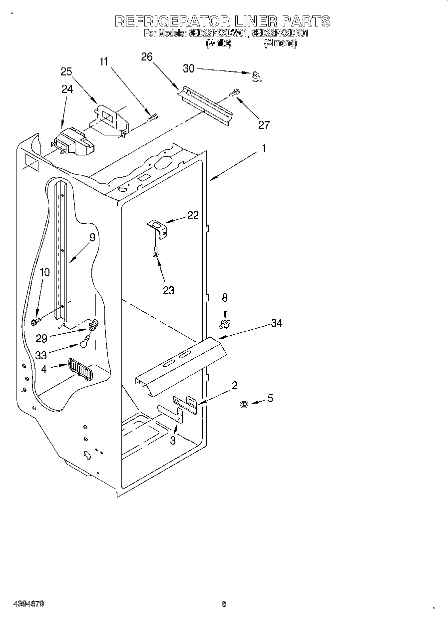 02 - REFRIGERATOR LINER