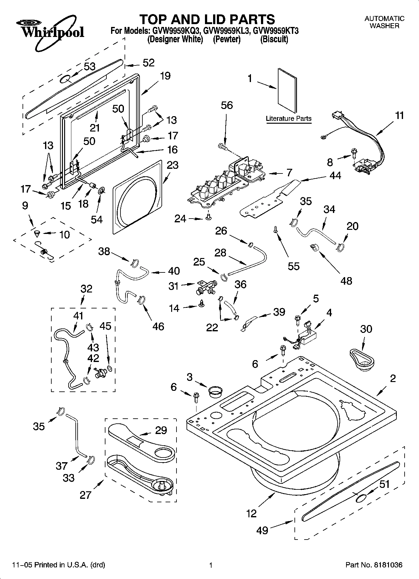 01 - TOP AND LID PARTS