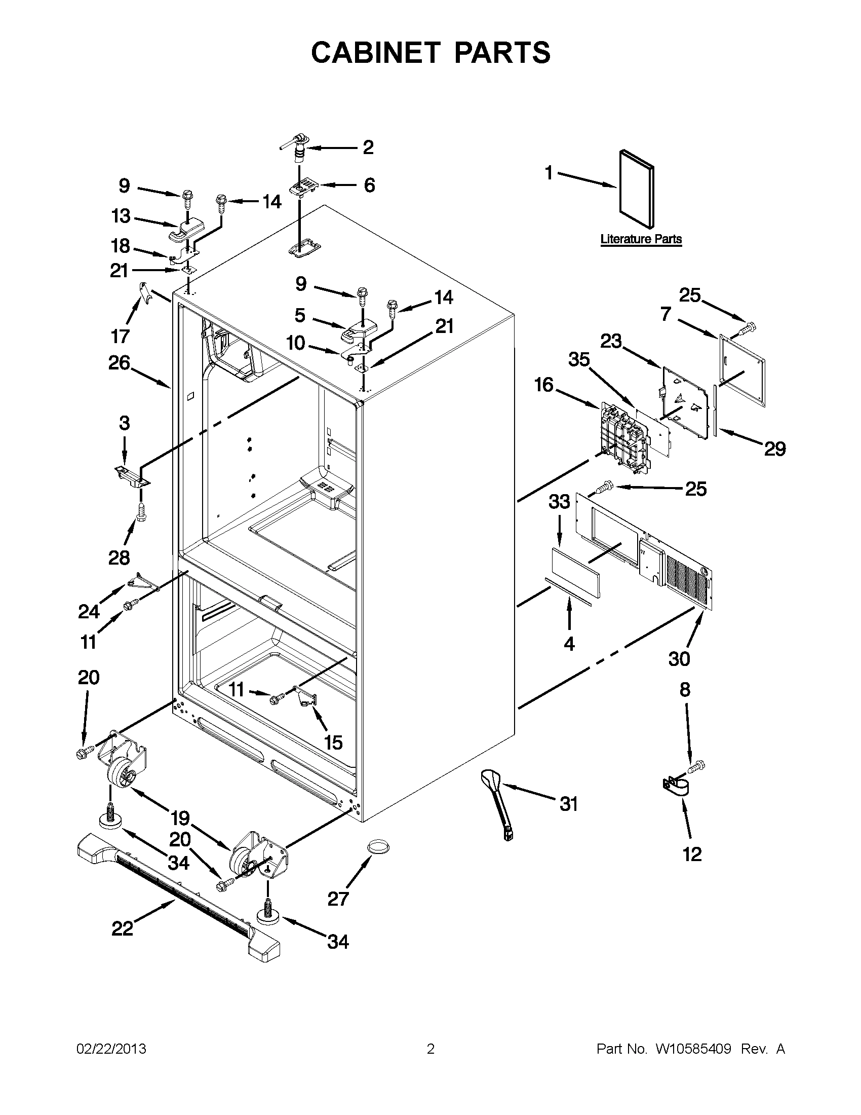 01 - CABINET PARTS