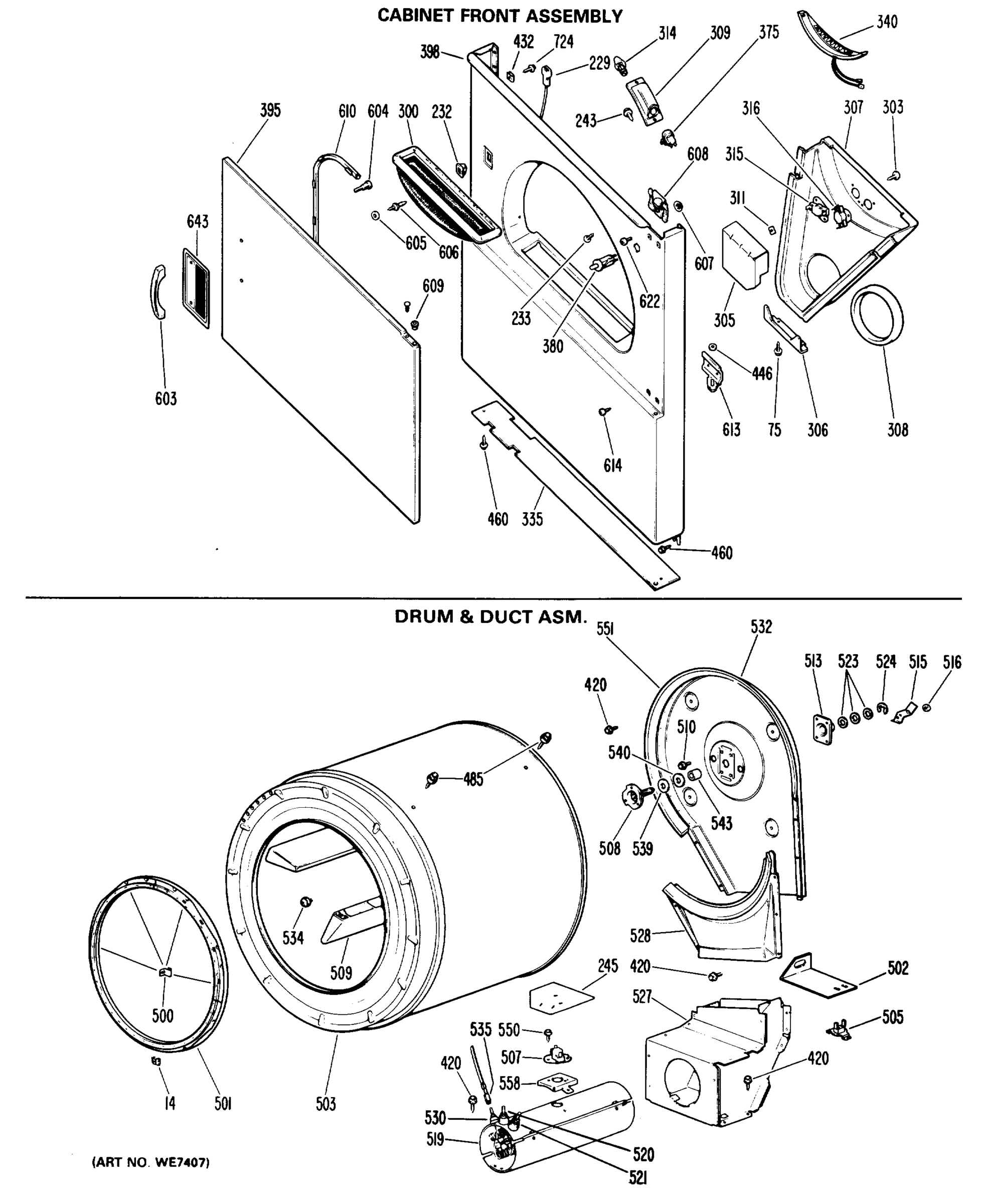 CABINET FRONT ASSEMBLY
