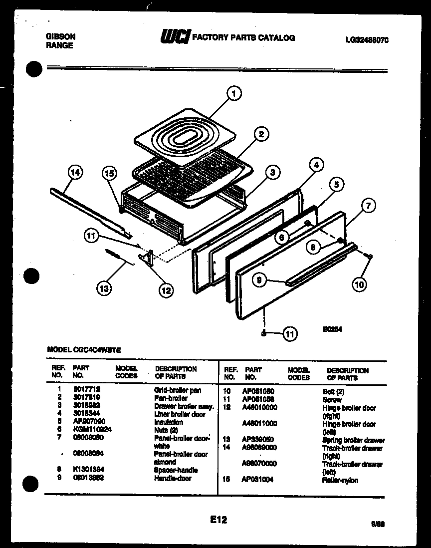 05 - BROILER DRAWER PARTS