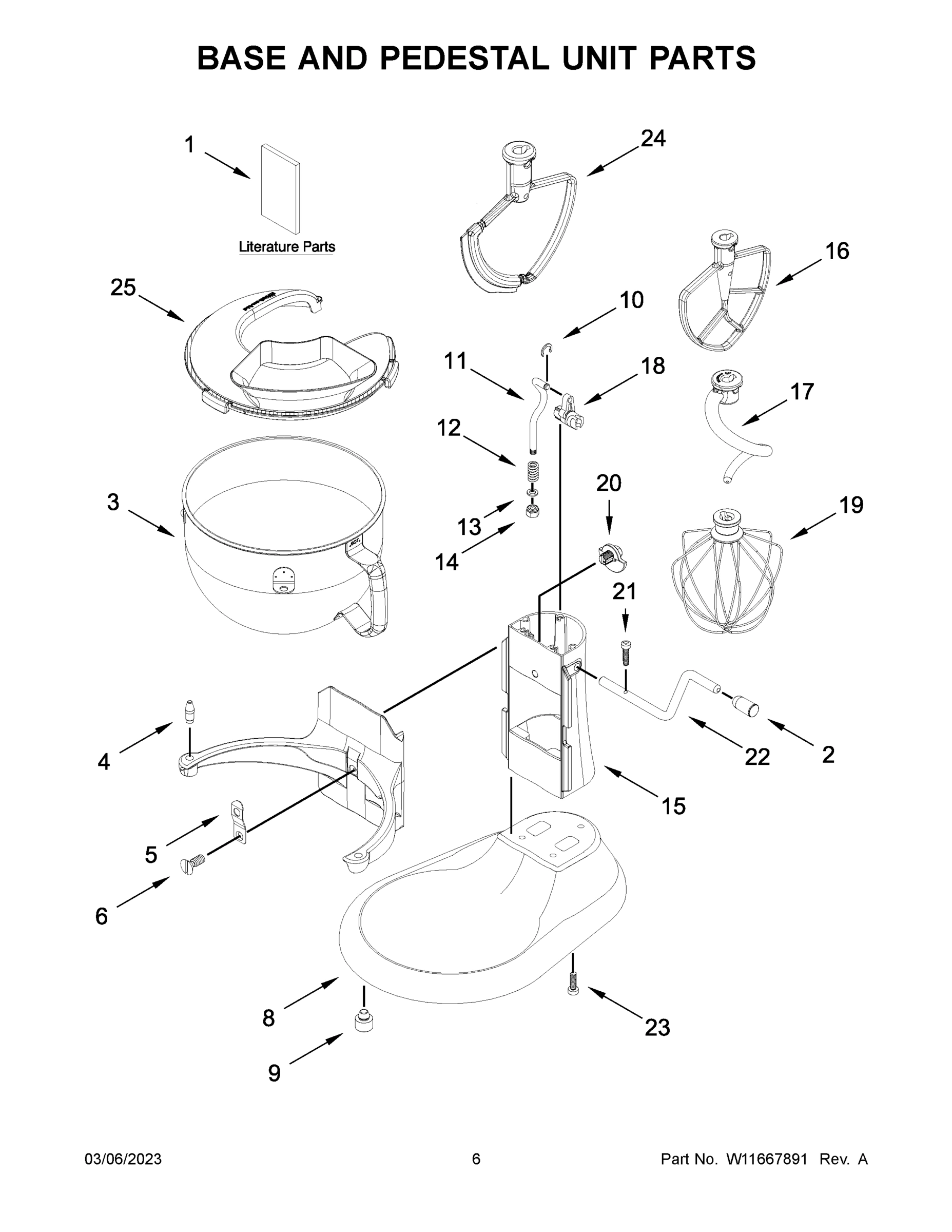 04 - BASE AND PEDESTAL UNIT PARTS