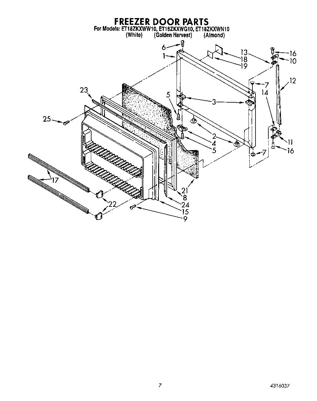 05 - FREEZER DOOR