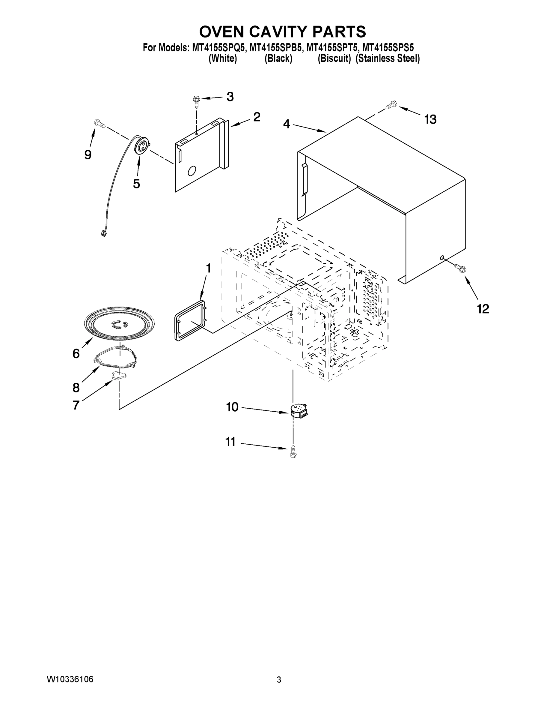 03 - OVEN CAVITY PARTS