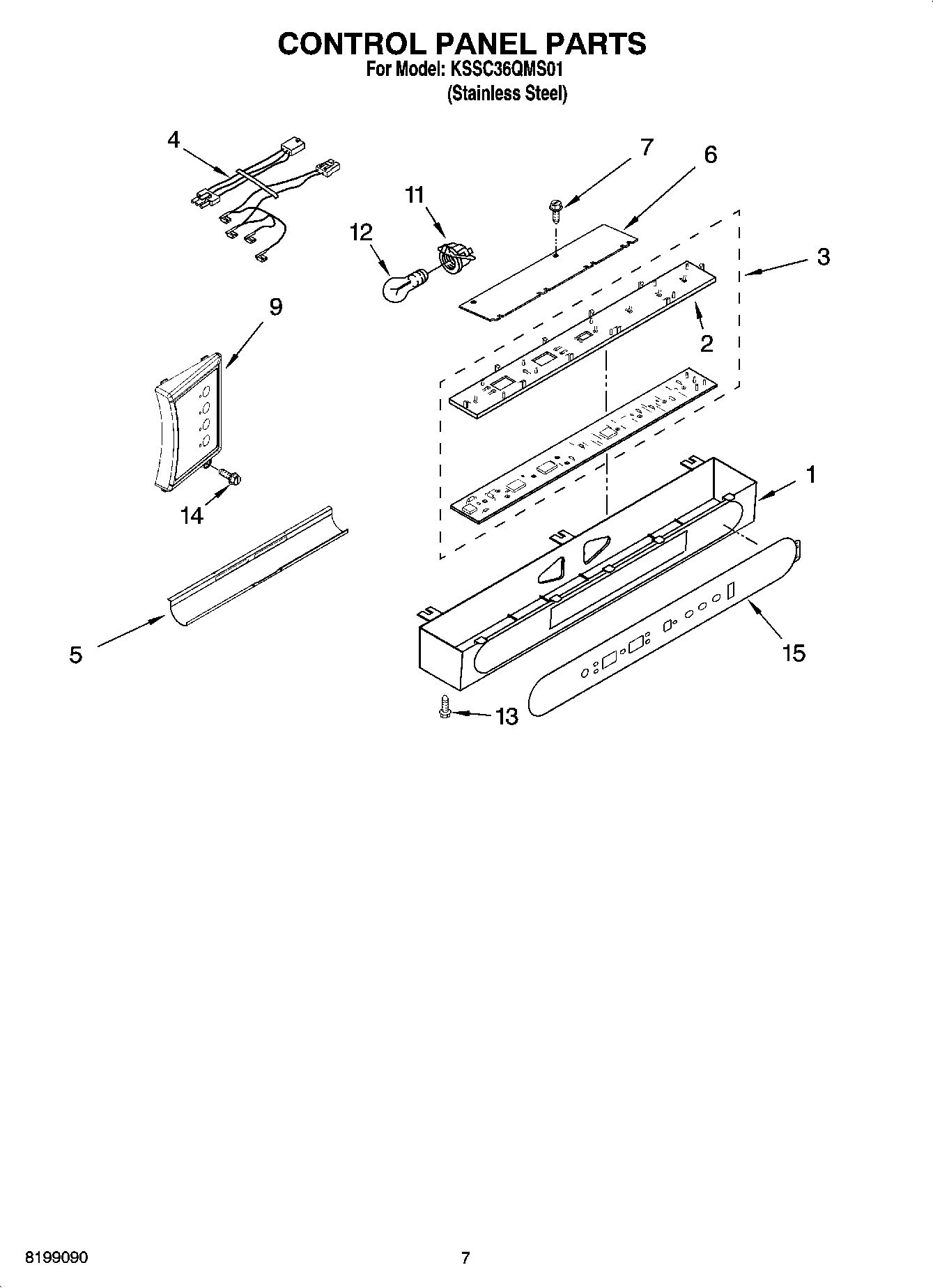 05 - CONTROL PANEL PARTS