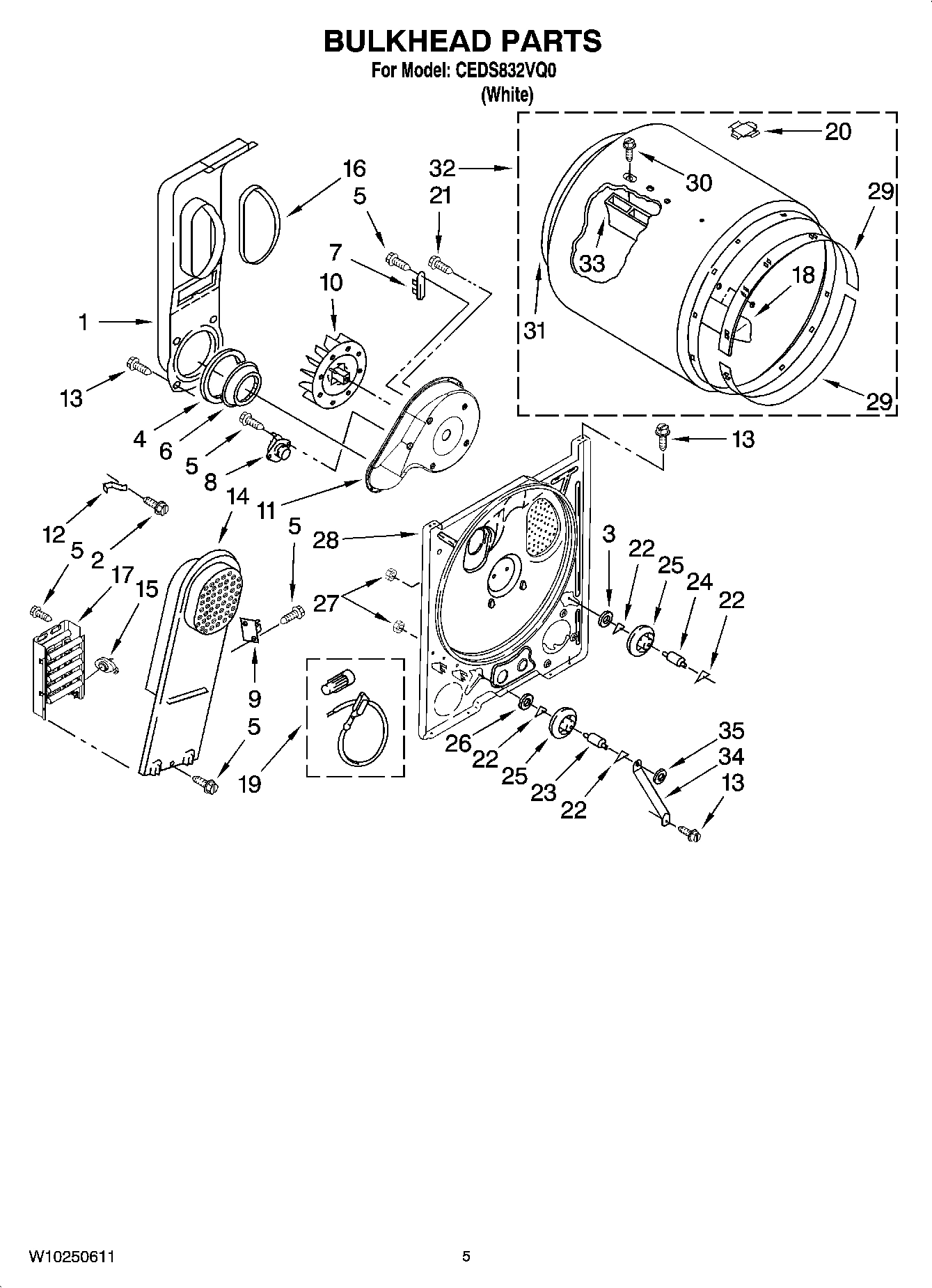 03 - BULKHEAD PARTS, OPTIONAL PARTS (NOT INCLUDED)