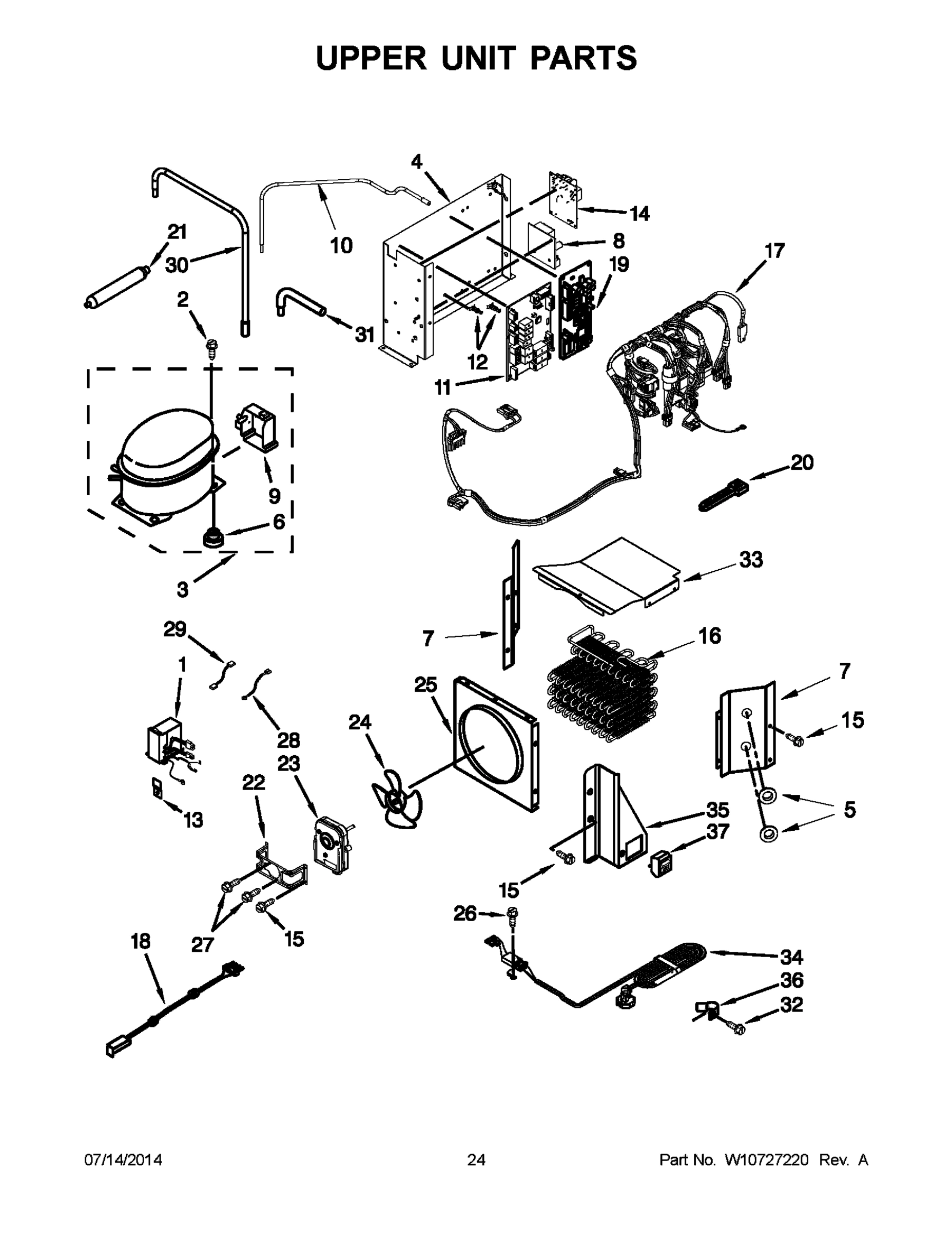 13 - UPPER UNIT PARTS