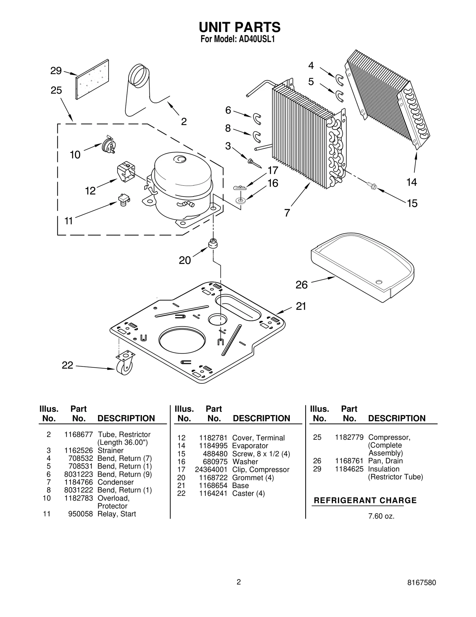 UNIT PARTS