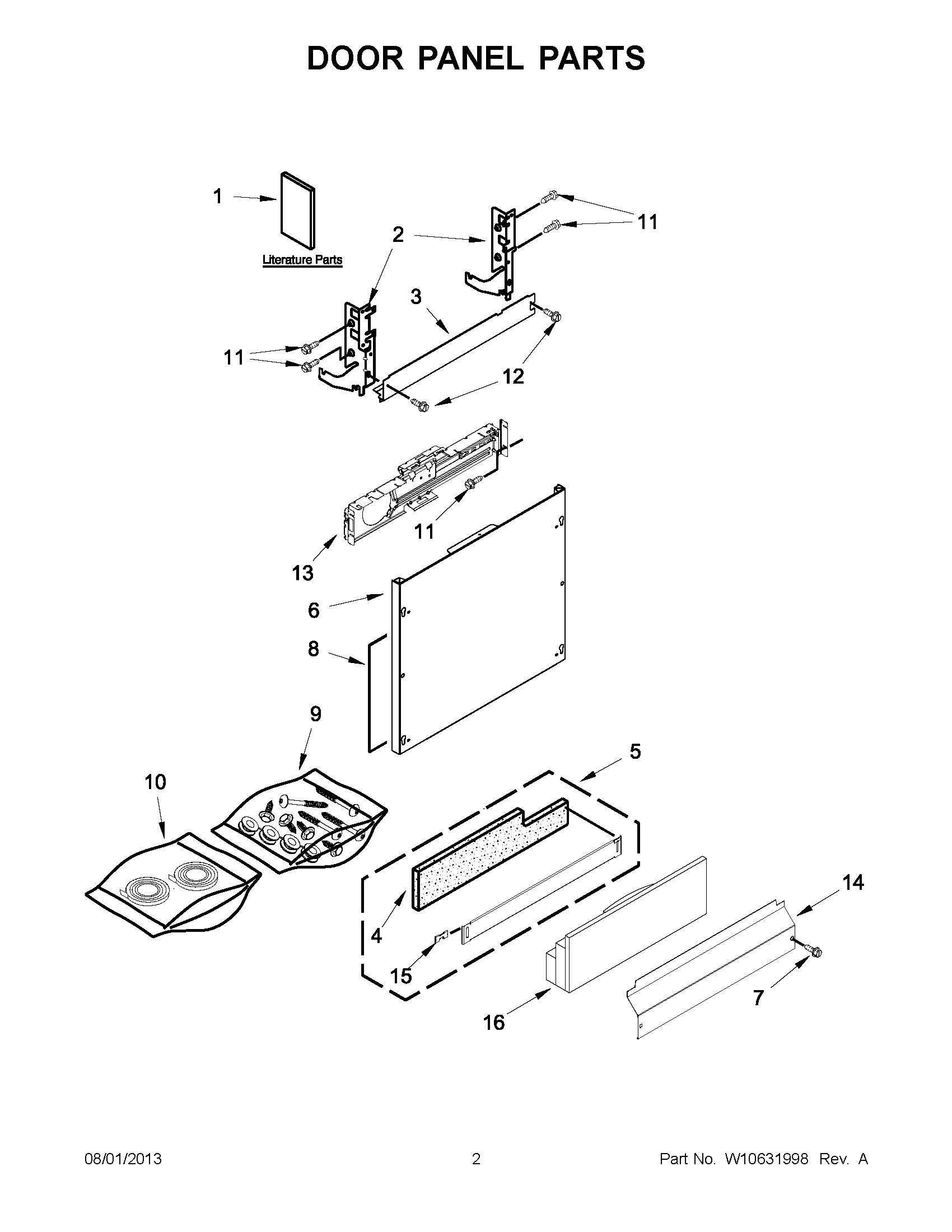 01 - DOOR PANEL PARTS