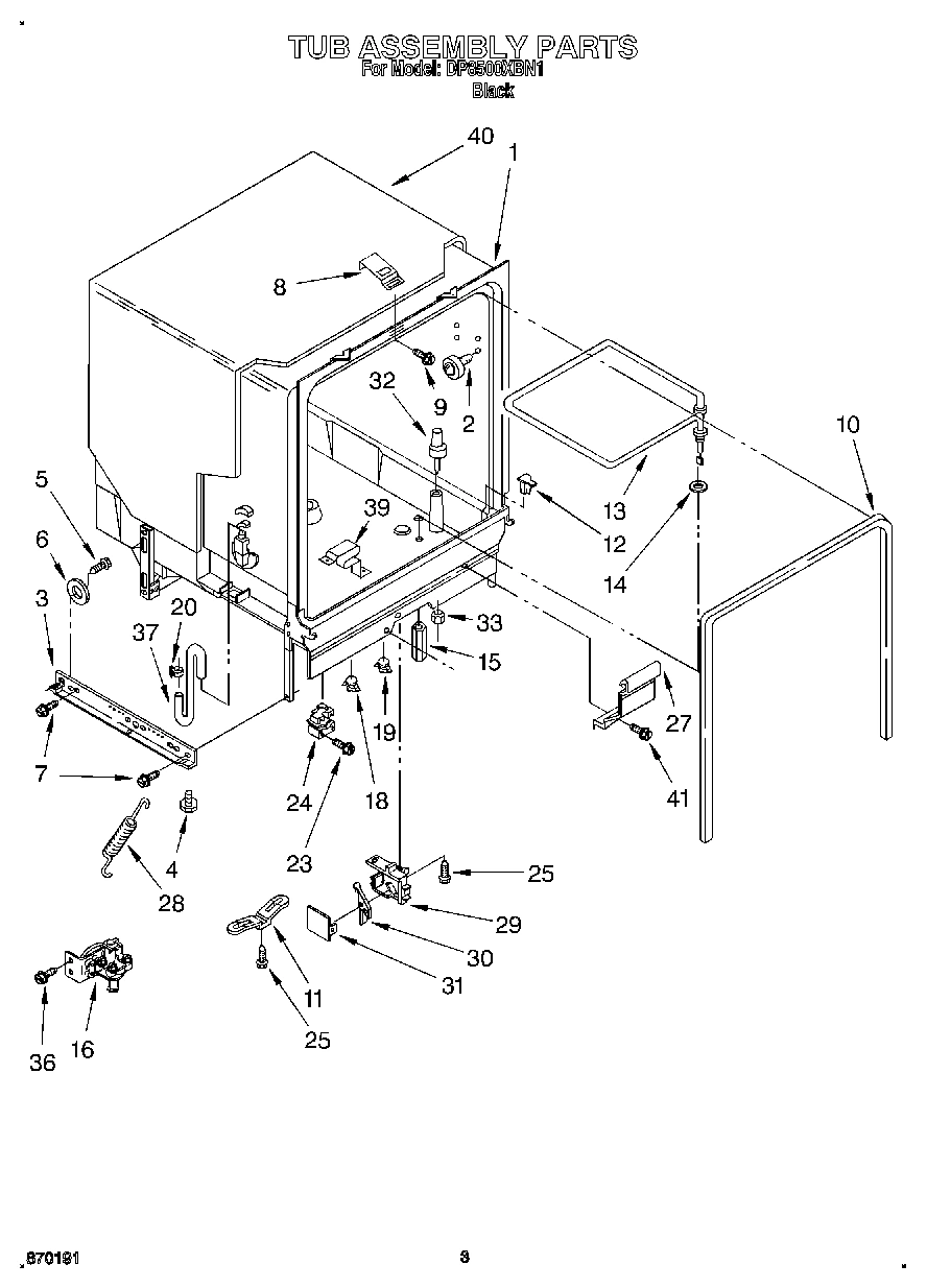 03 - TUB ASSEMBLY