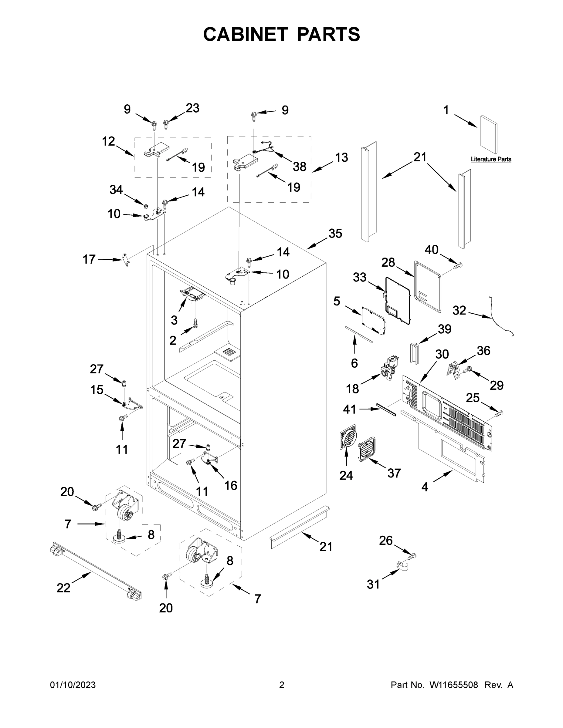 02 - CABINET PARTS