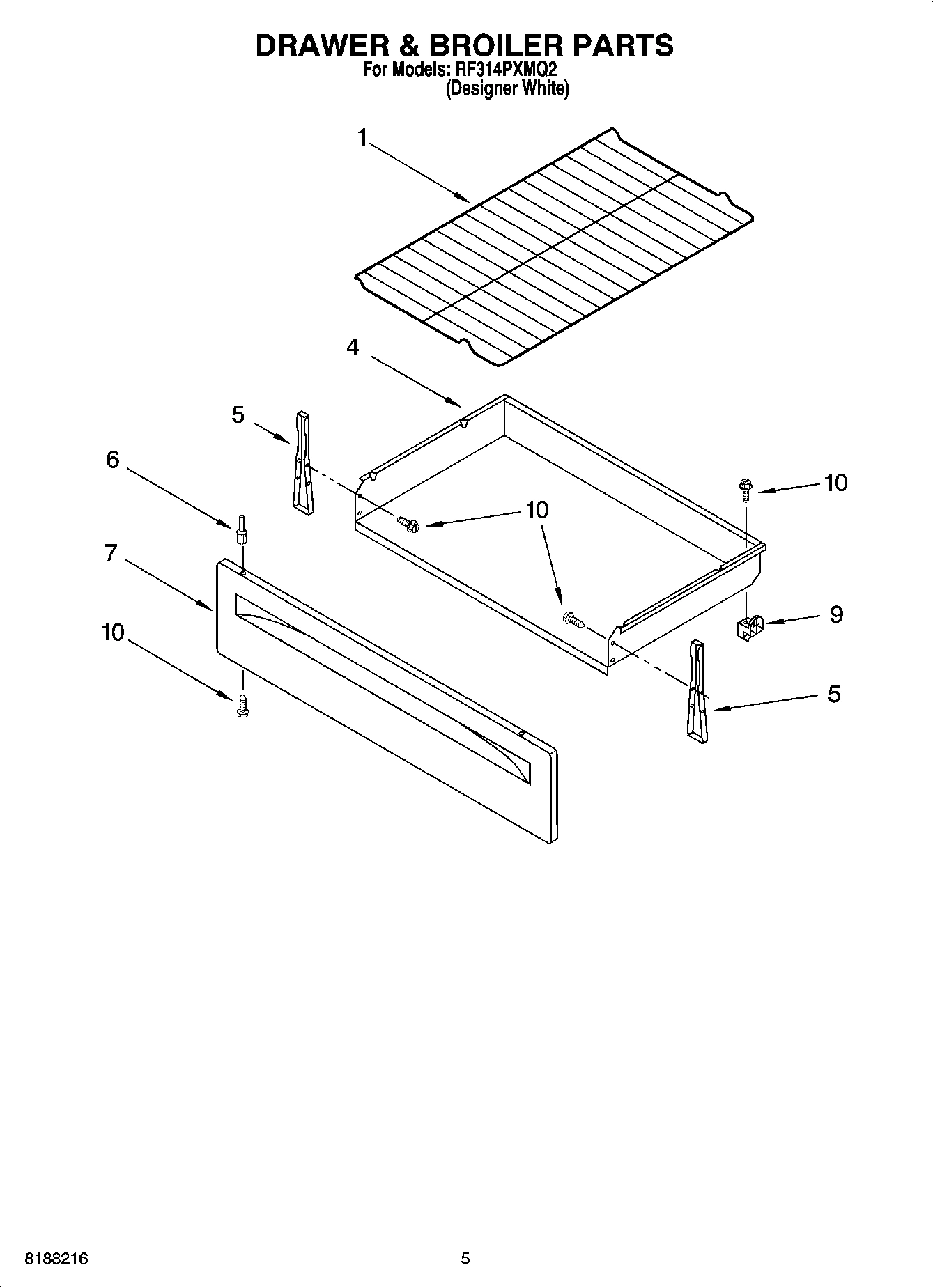 04 - DRAWER & BROILER PARTS