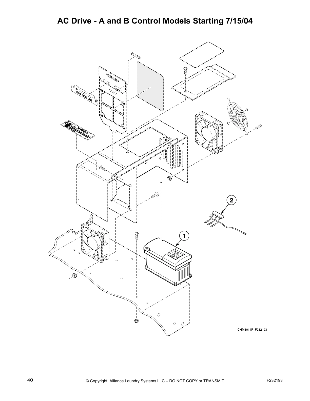 AC Drive - A and B Control Models Starting 7/15/04
