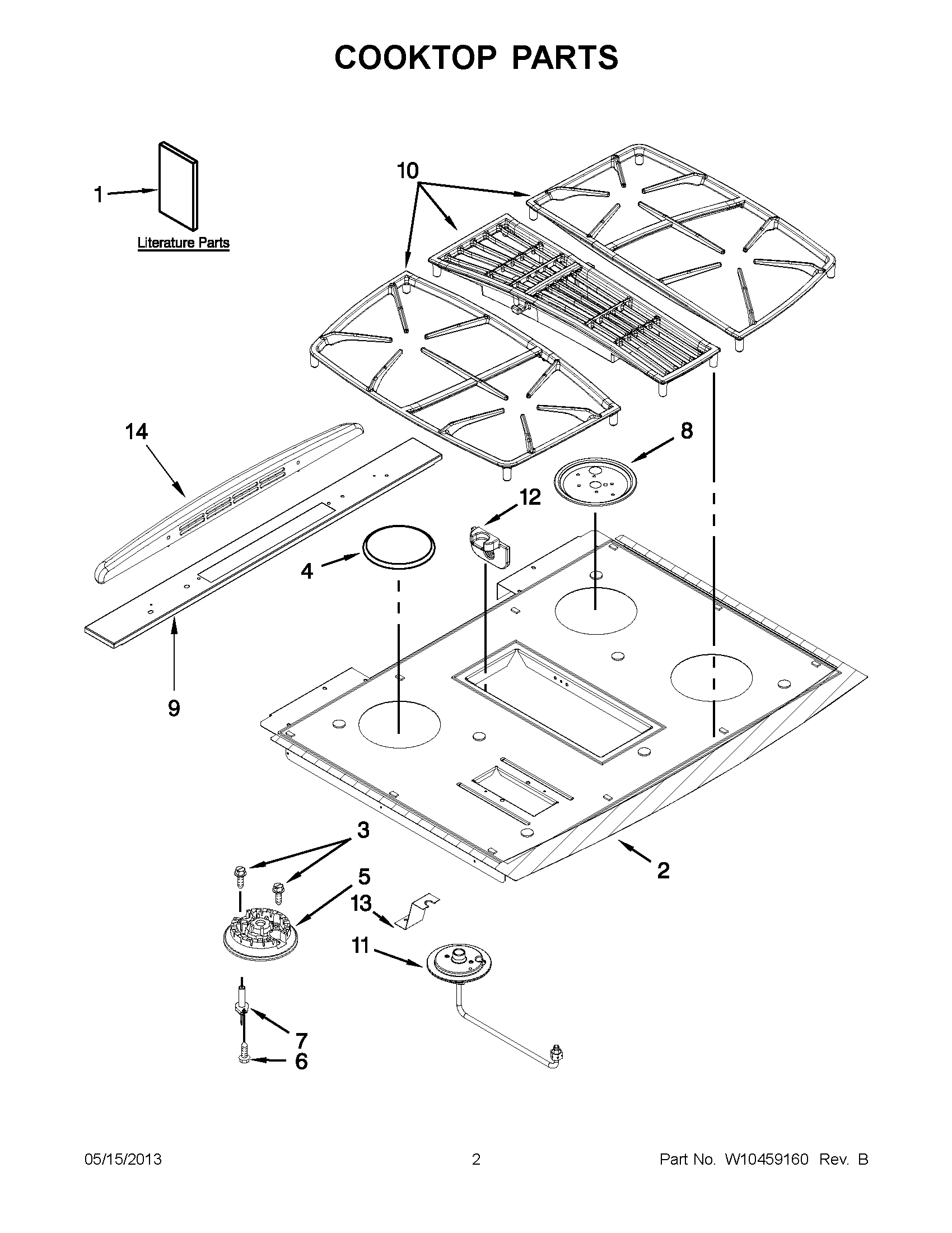 01 - COOKTOP PARTS
