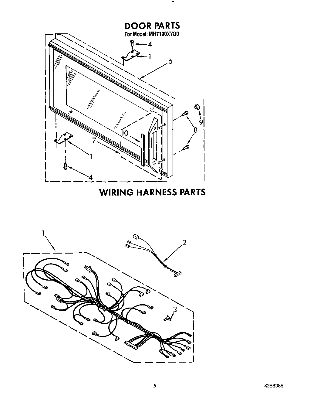 05 - DOOR, WIRING HARNESS, LIT/OPTIONAL