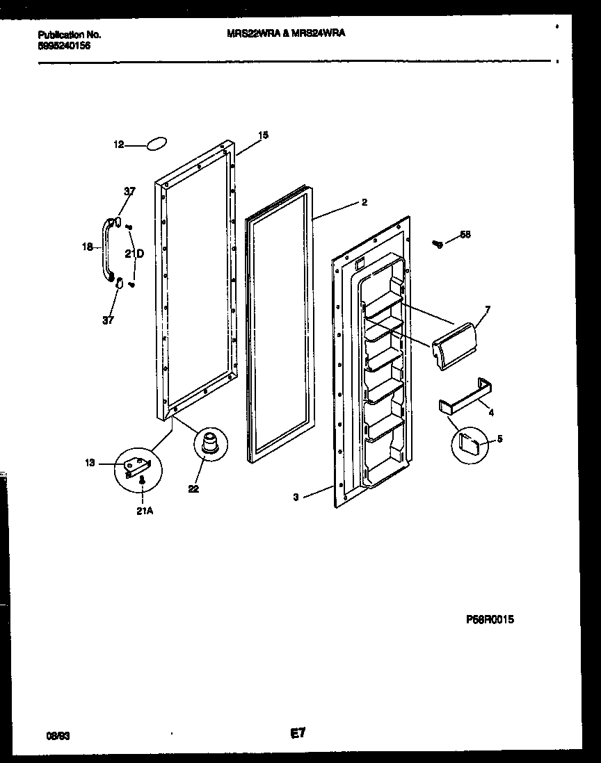 03 - REFRIGERATOR DOOR PARTS