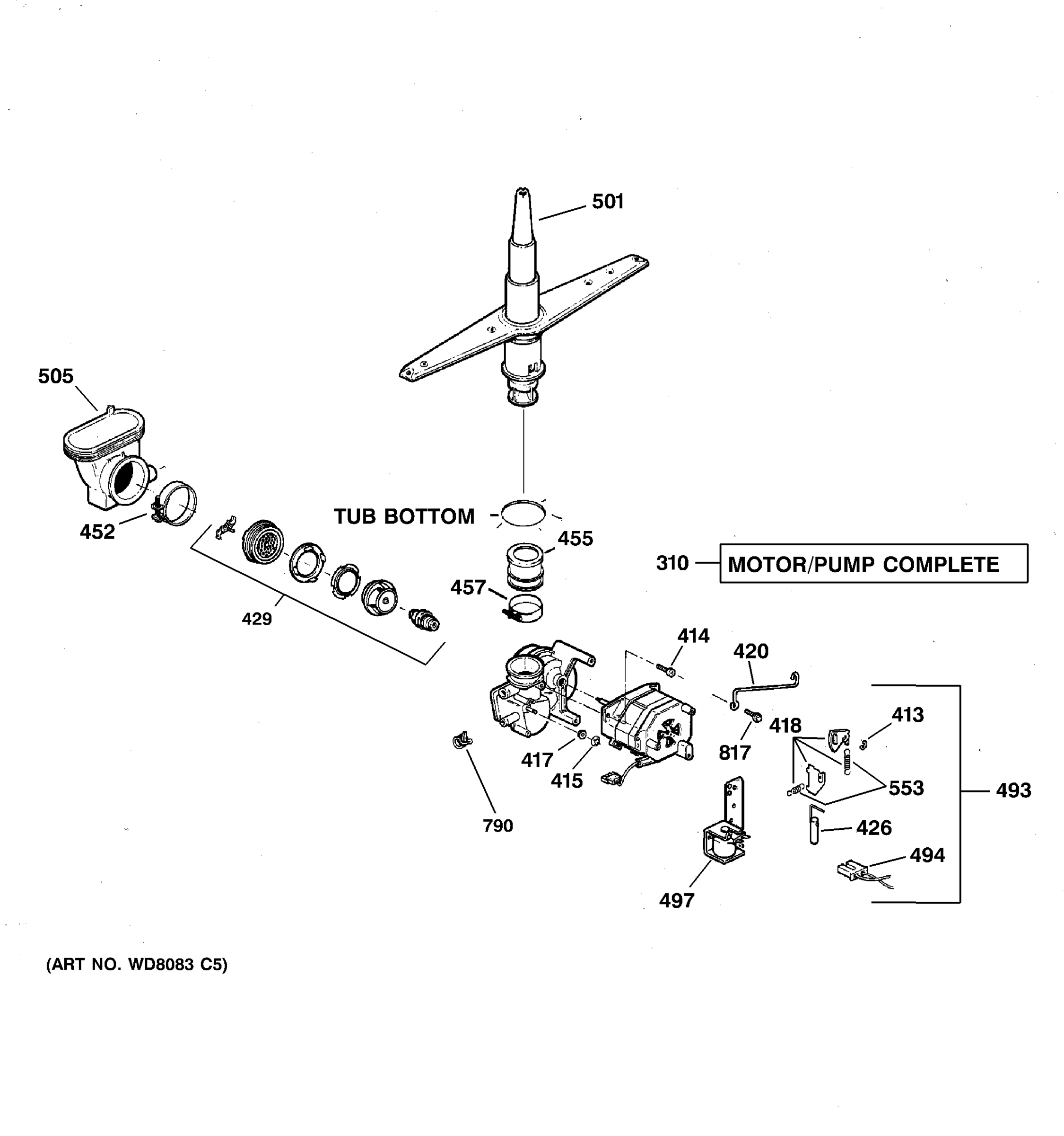 MOTOR-PUMP MECHANISM