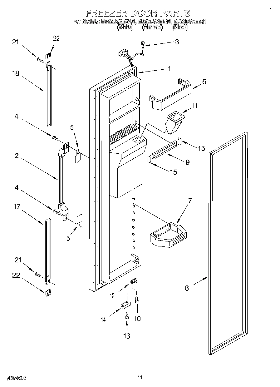 08 - FREEZER DOOR