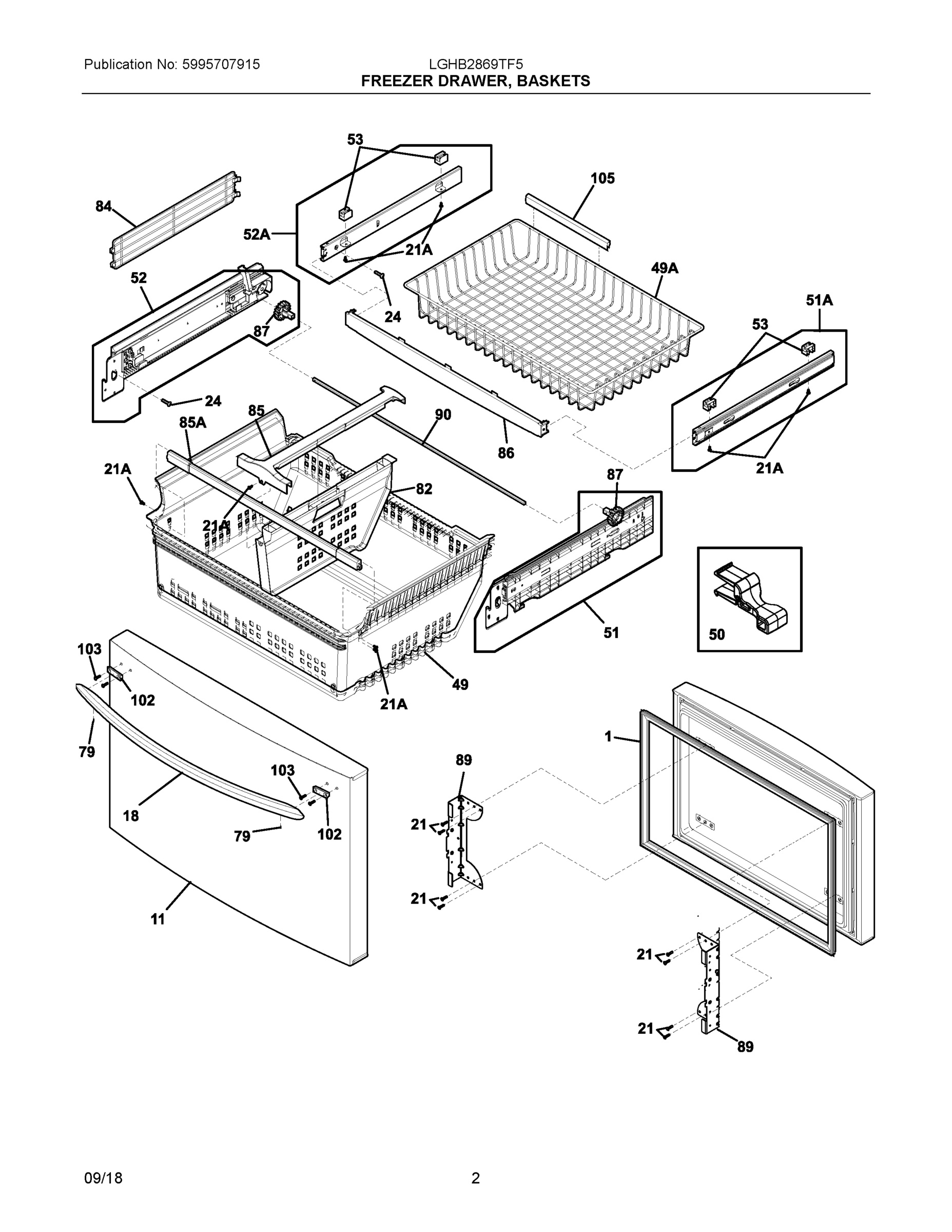 02 - FREEZER DRAWER, BASKETS