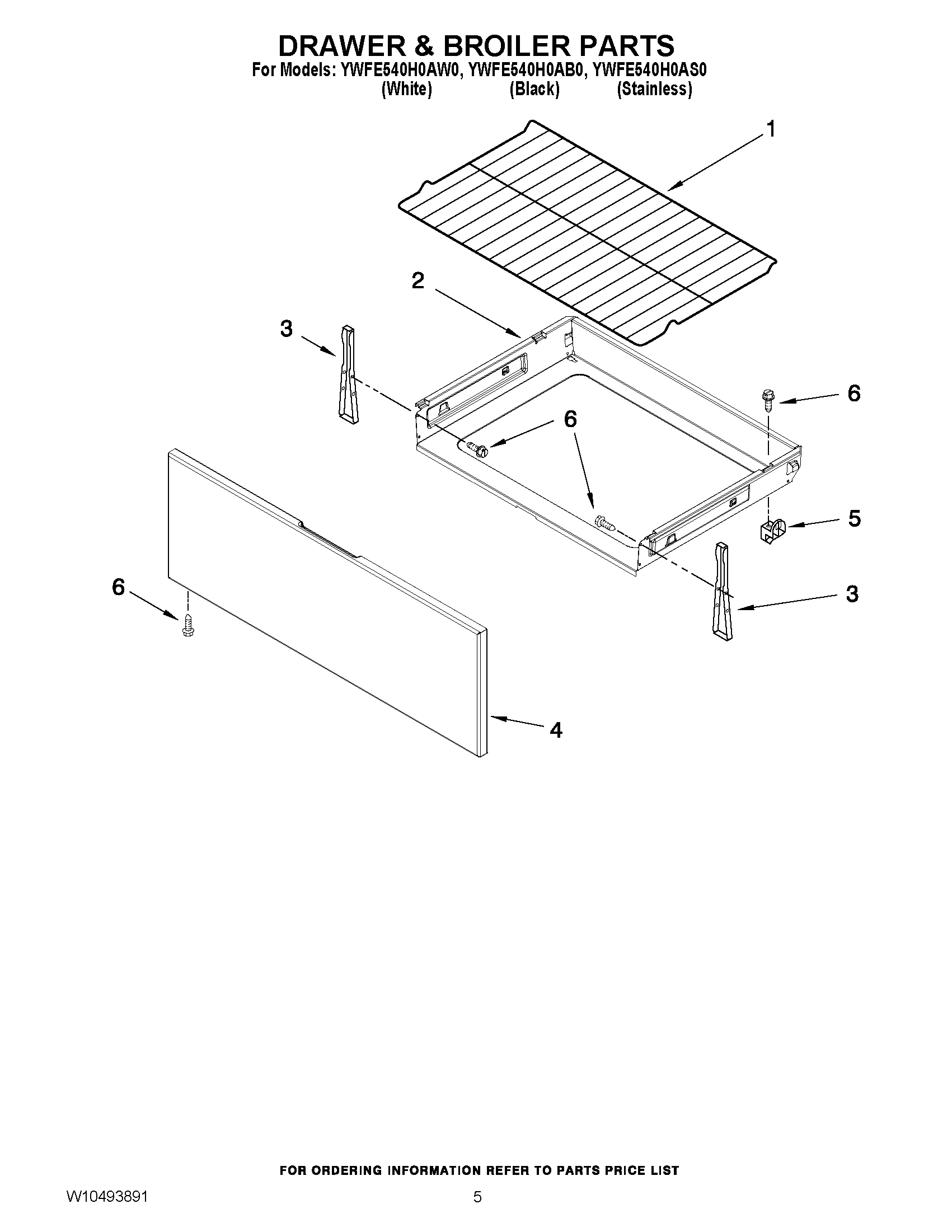 04 - DRAWER & BROILER PARTS