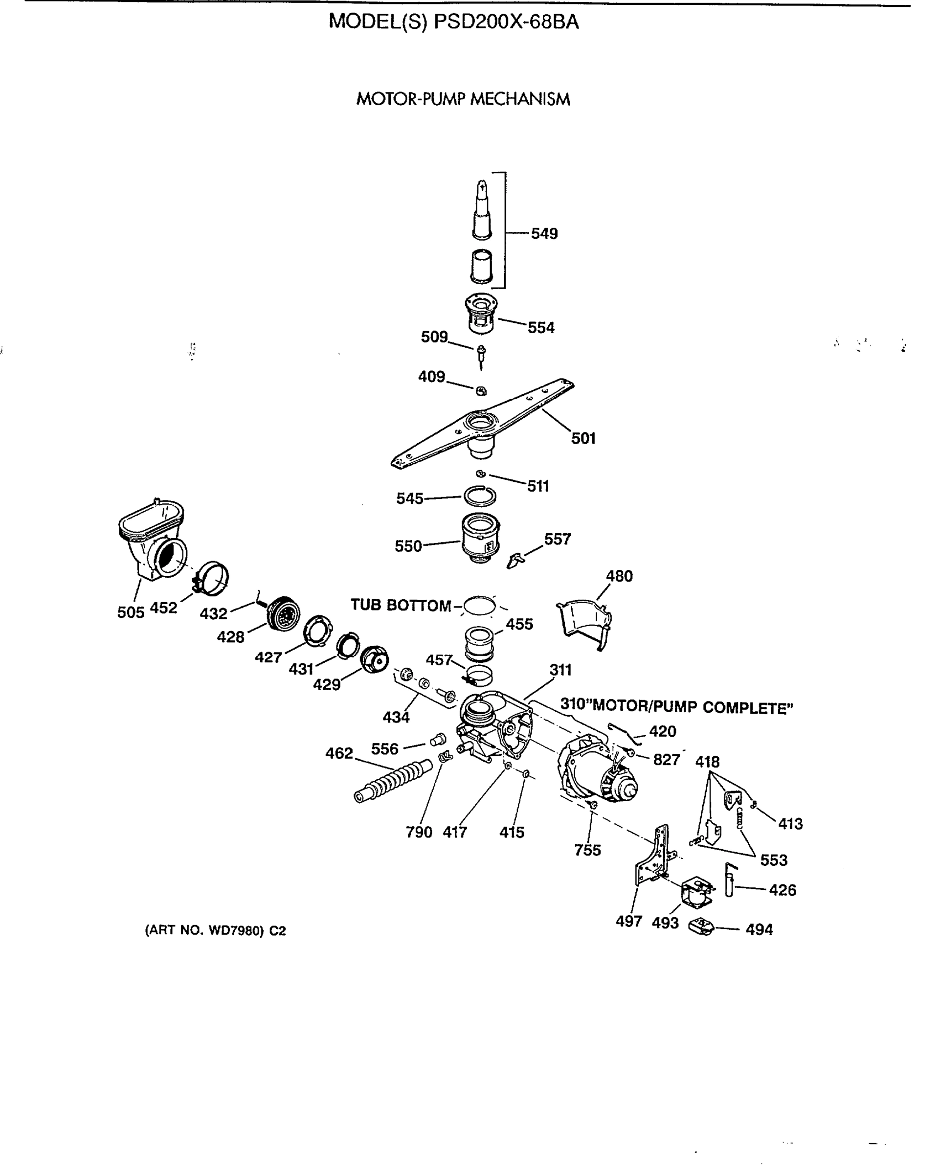 MOTOR-PUMP MECHANISM