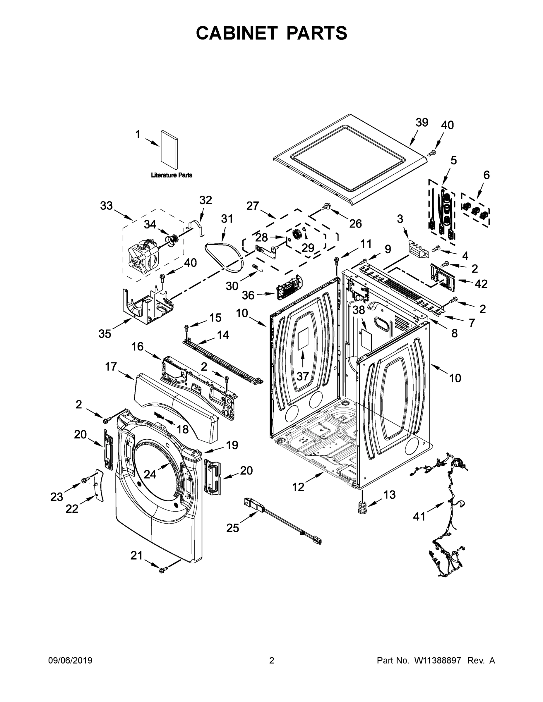 02 - CABINET PARTS