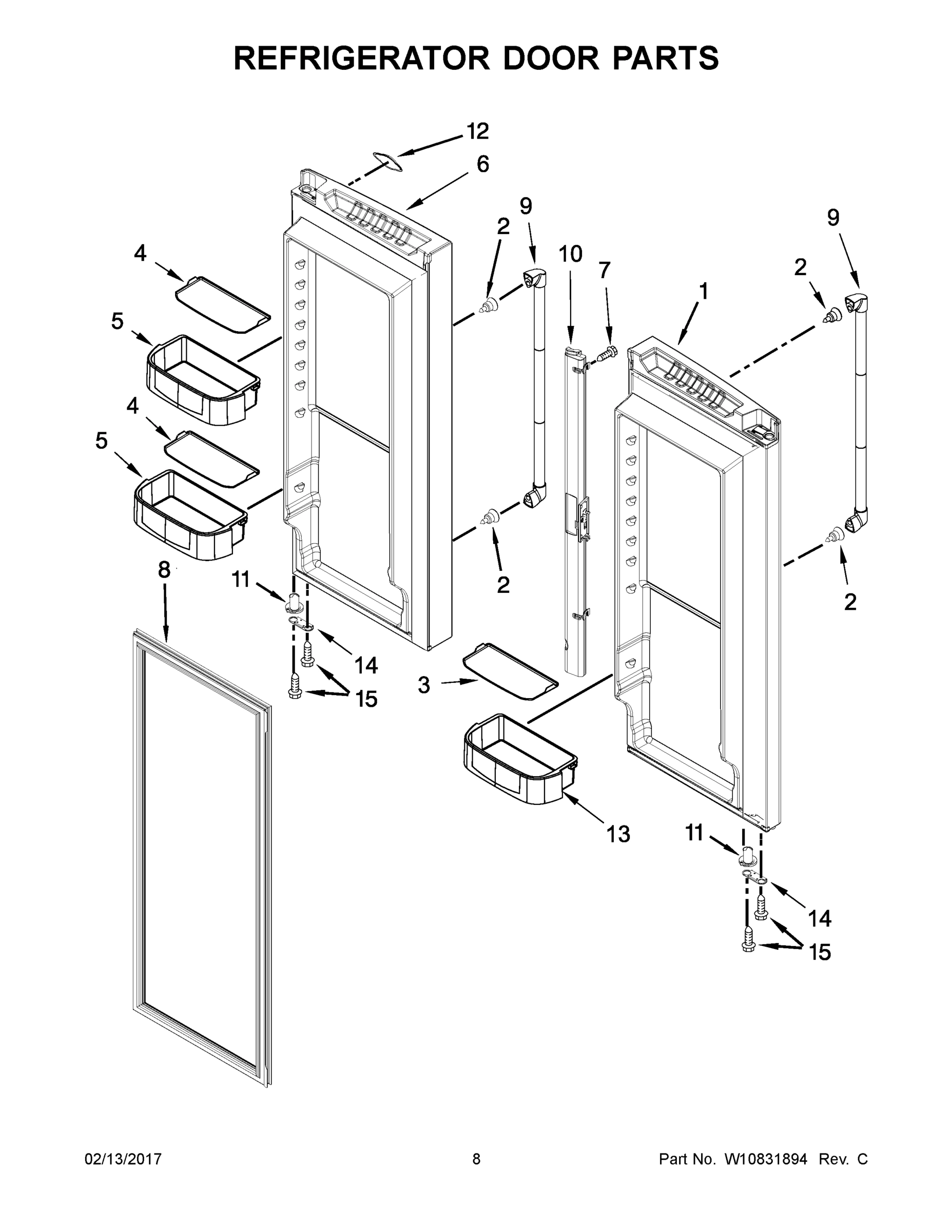 05 - REFRIGERATOR DOOR PARTS