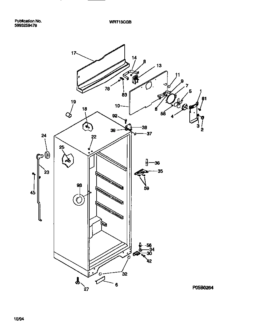 03 - CABINET W/FAN ASSY