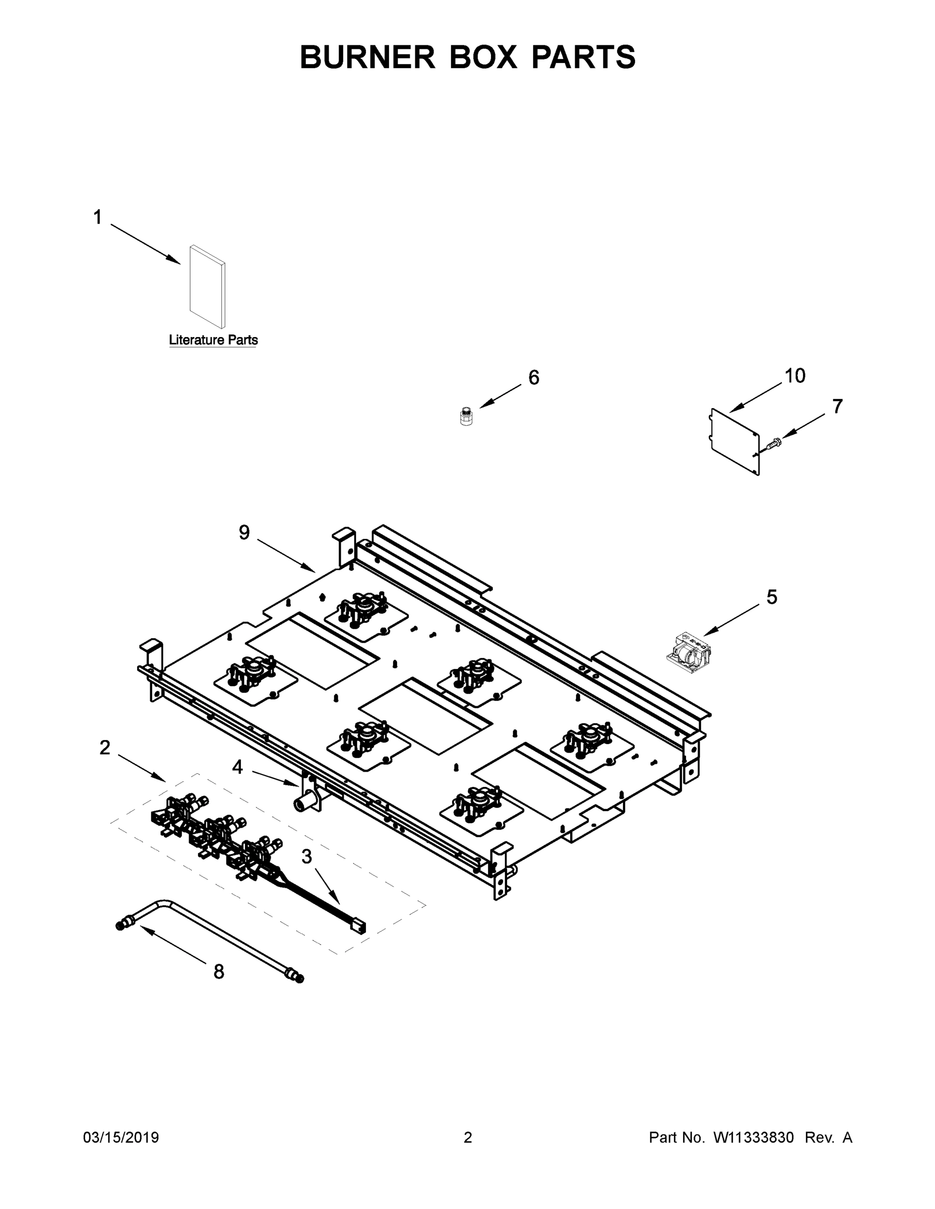 02 - BURNER BOX PARTS