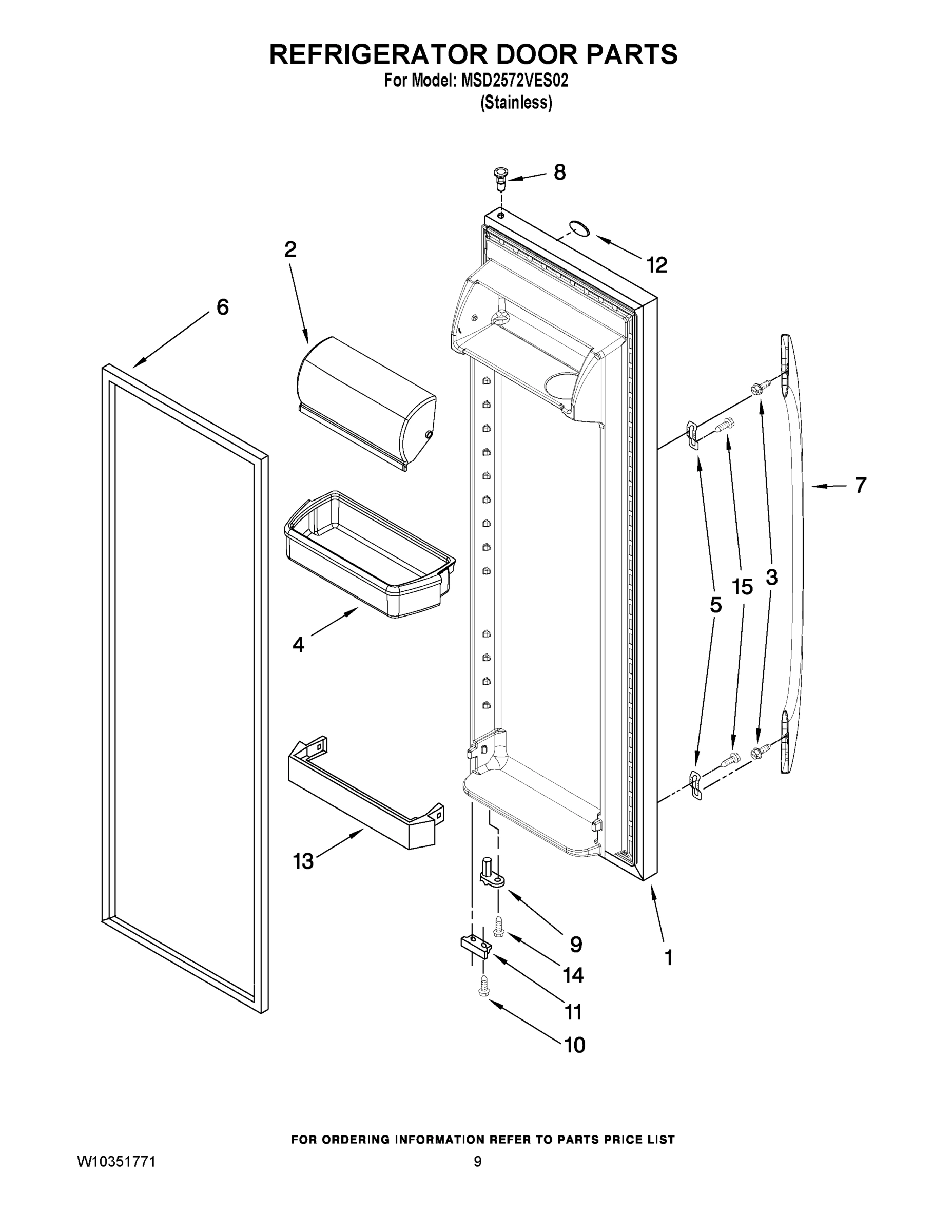 06 - REFRIGERATOR DOOR PARTS