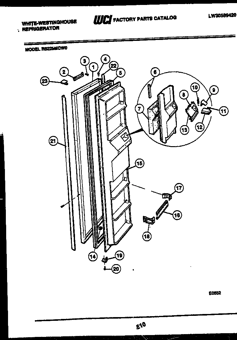 02 - FREEZER DOOR PARTS
