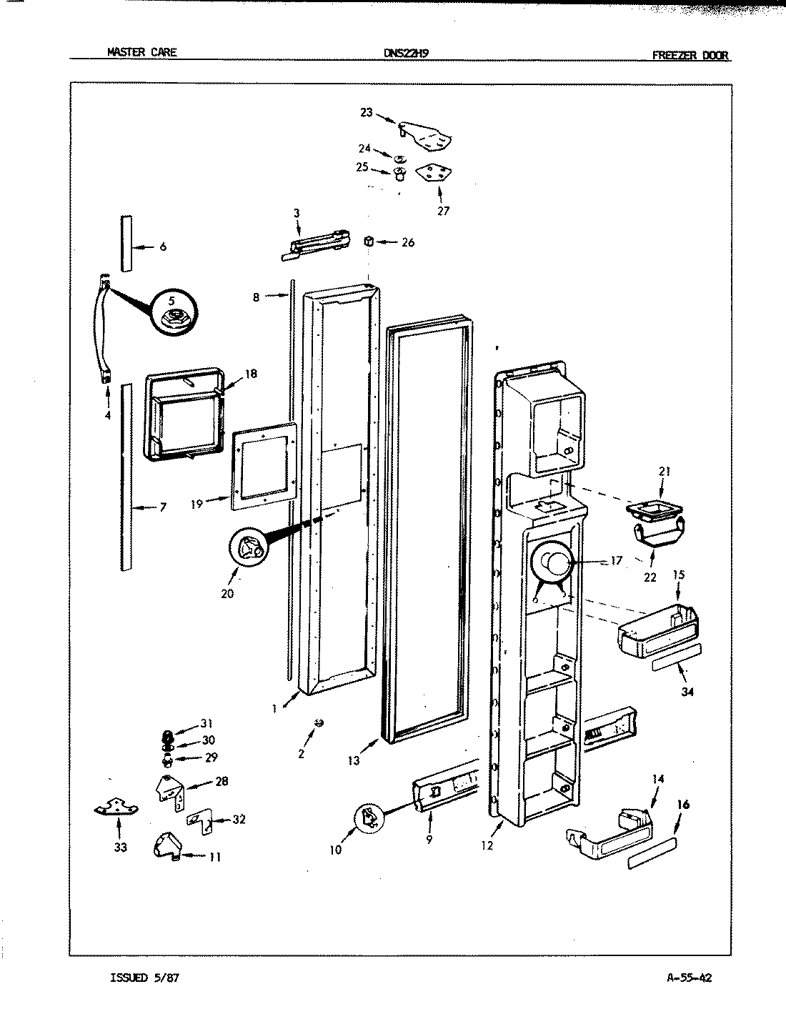 02 - FREEZER DOOR