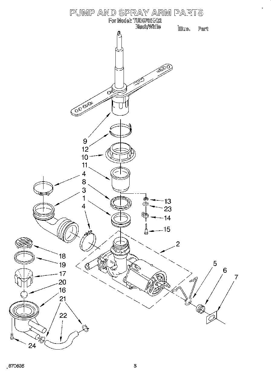 04 - PUMP AND SPRAY ARM