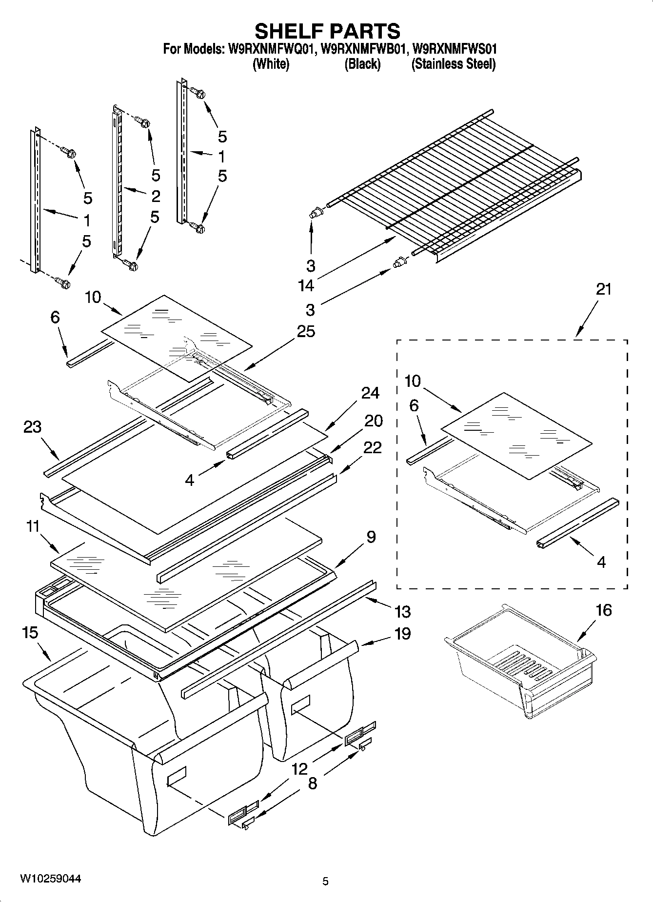 03 - SHELF PARTS