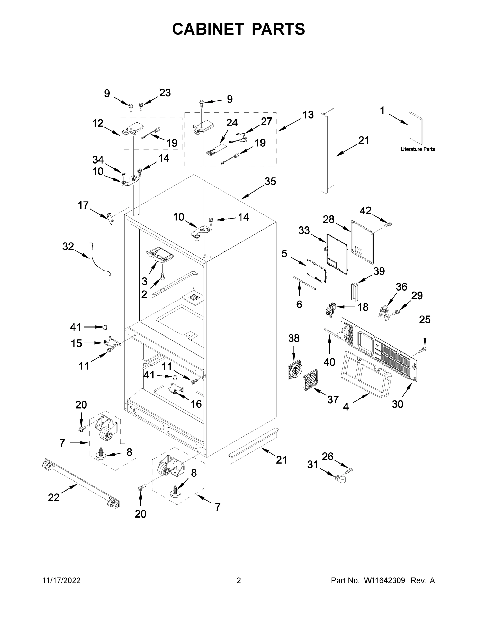 02 - CABINET PARTS