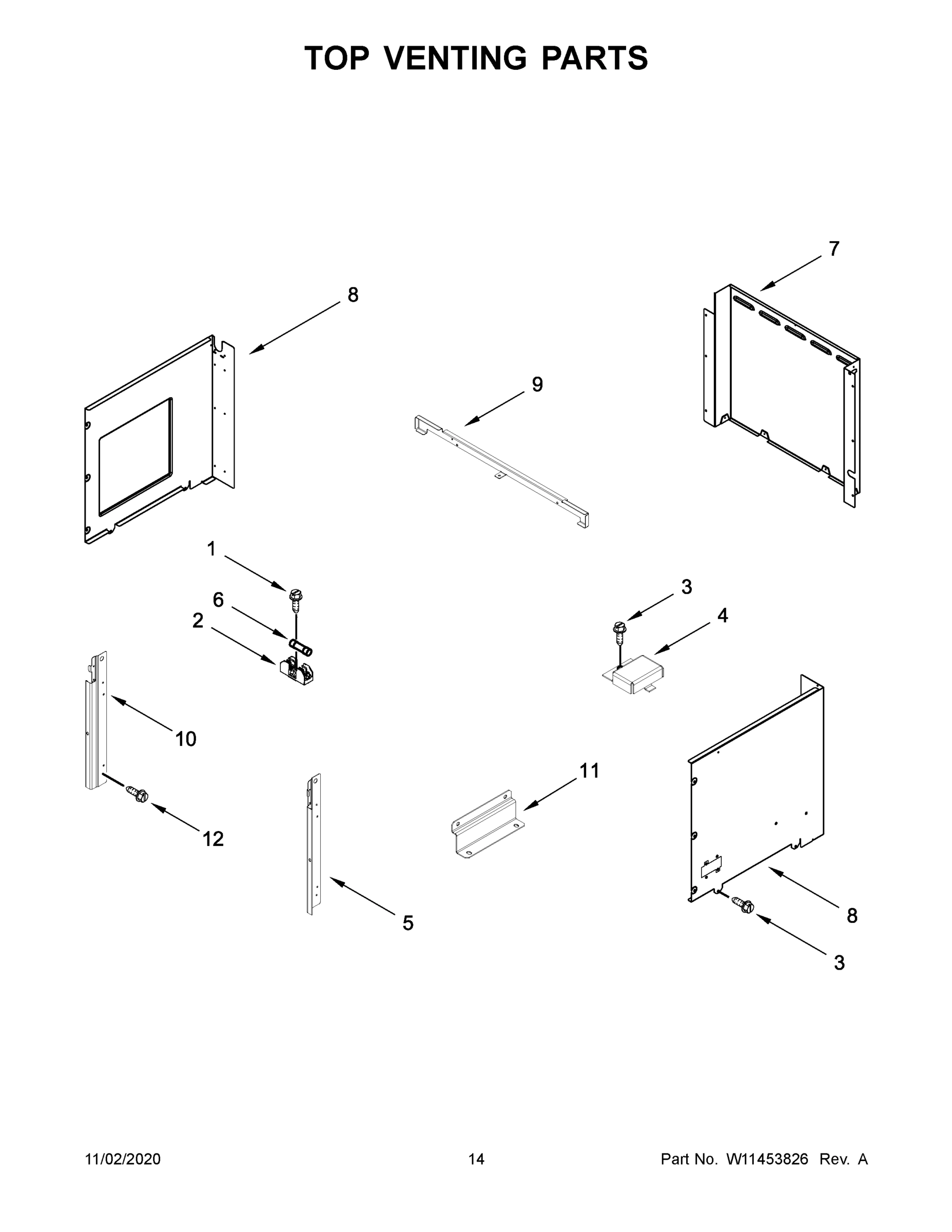 08 - TOP VENTING PARTS