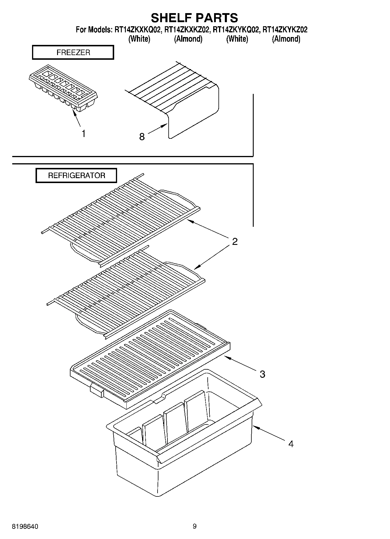 05 - SHELF PARTS, OPTIONAL PARTS