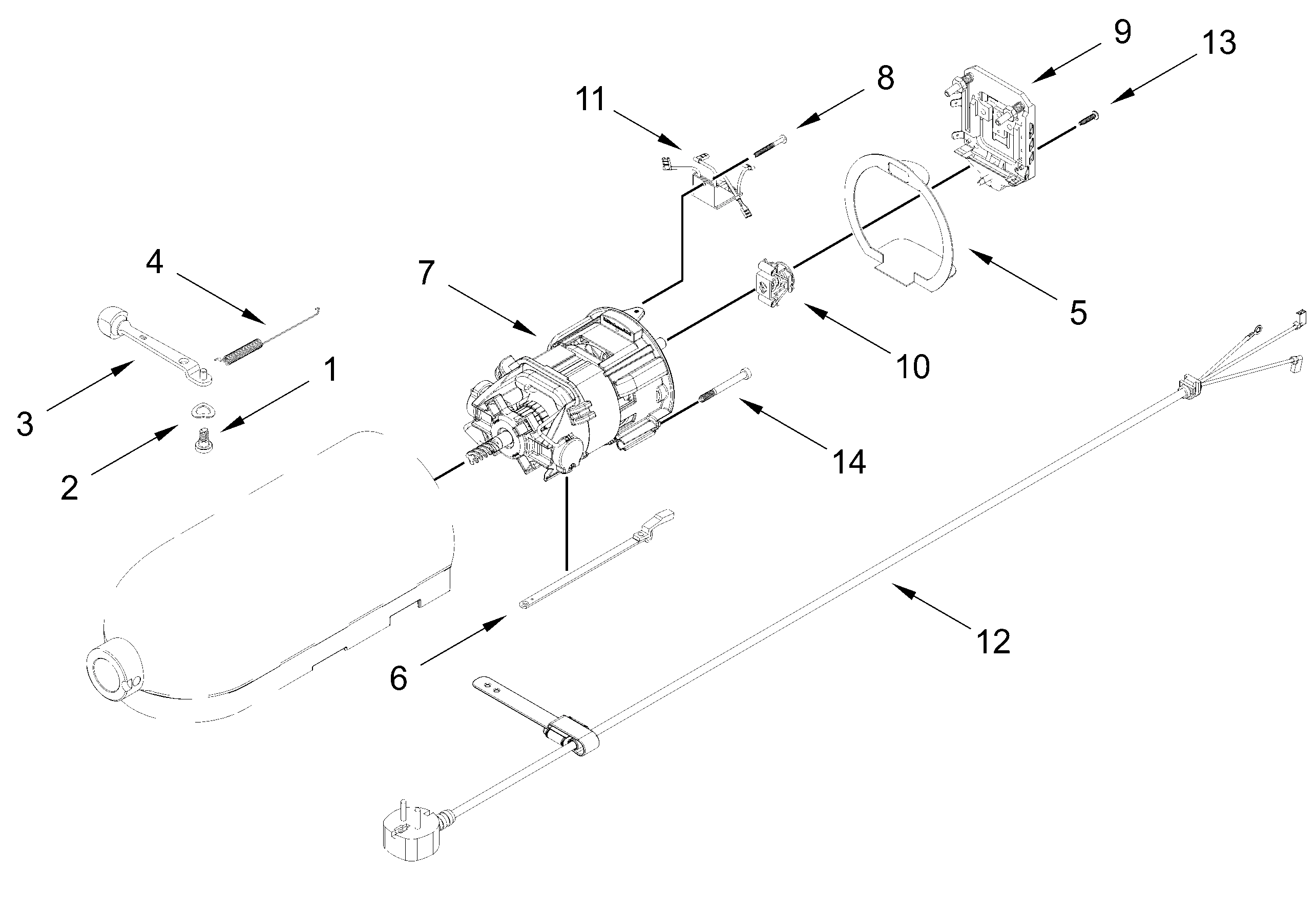 MOTOR AND CONTROL UNIT PARTS