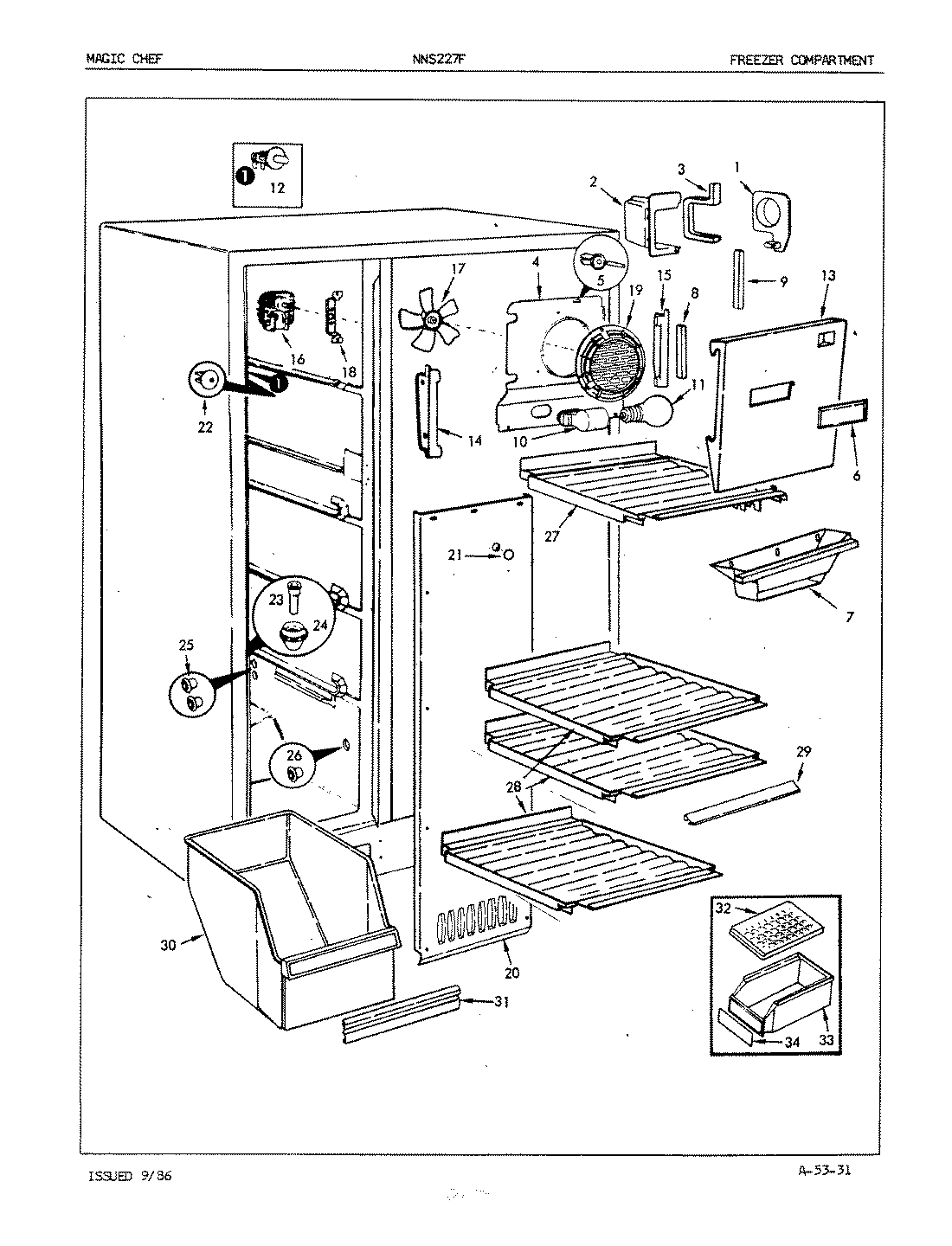01 - FREEZER COMPARTMENT
