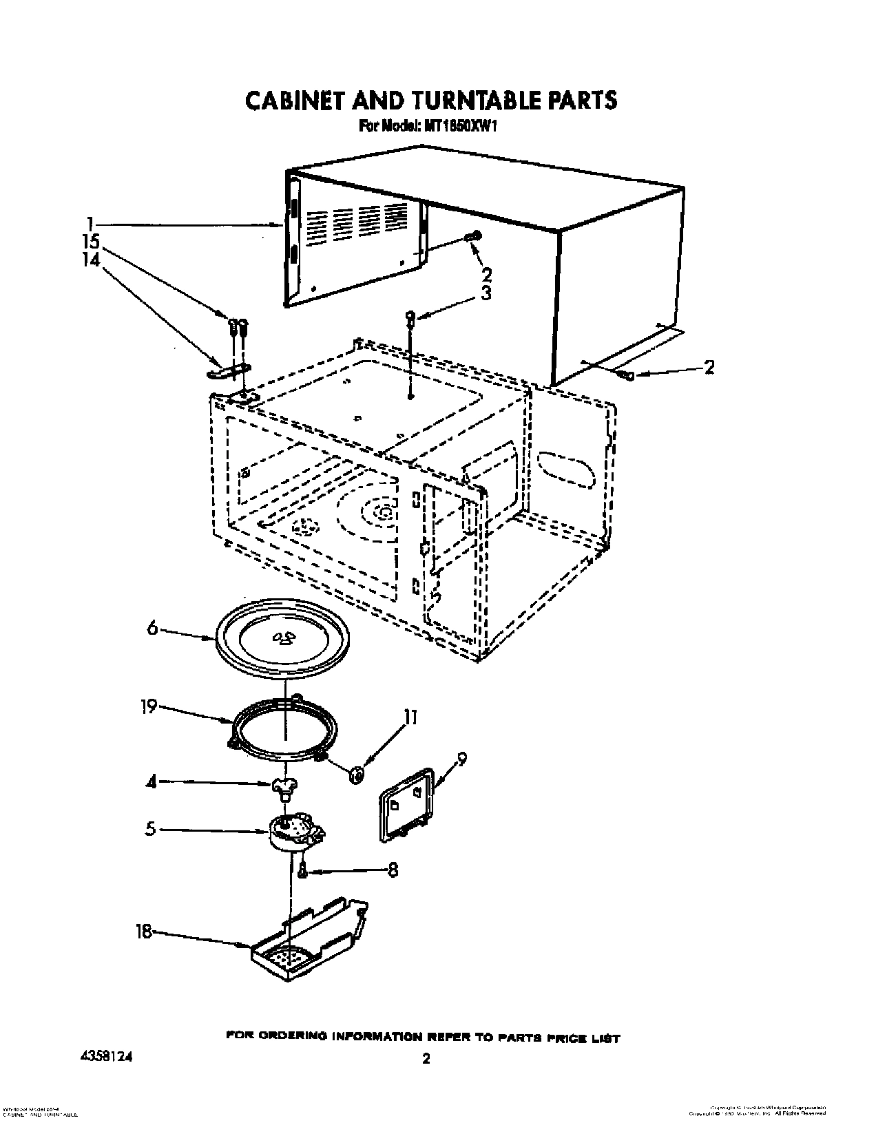 02 - CABINET AND TURNTABLE, LIT/OPTIONAL