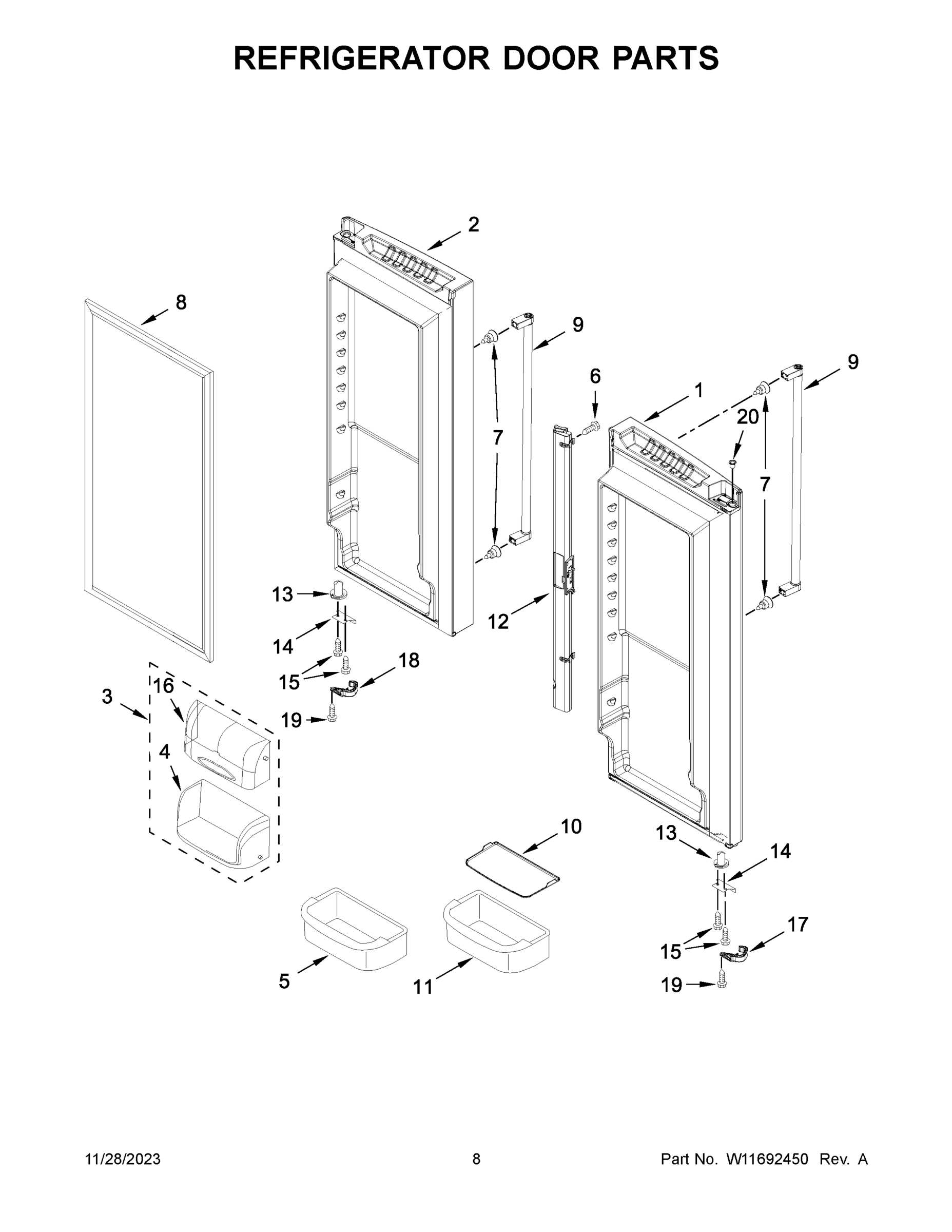 05 - REFRIGERATOR DOOR PARTS