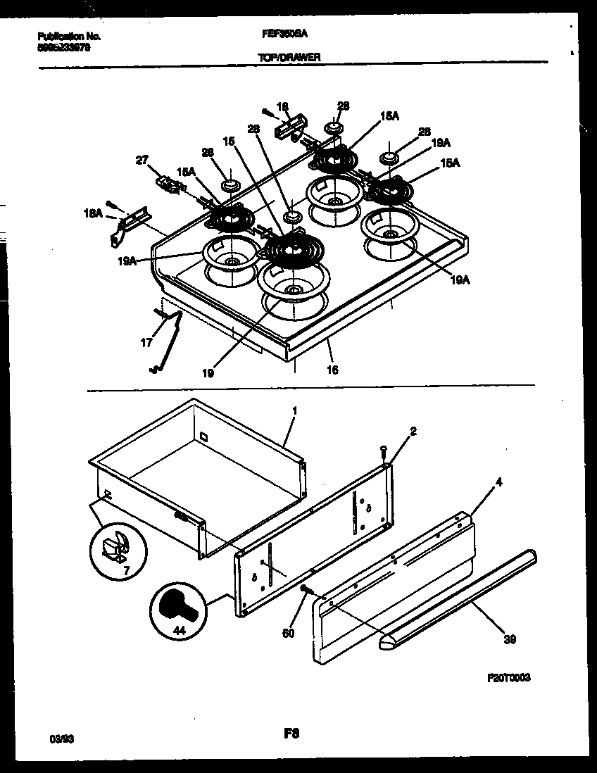 05 - COOKTOP AND DRAWER PARTS