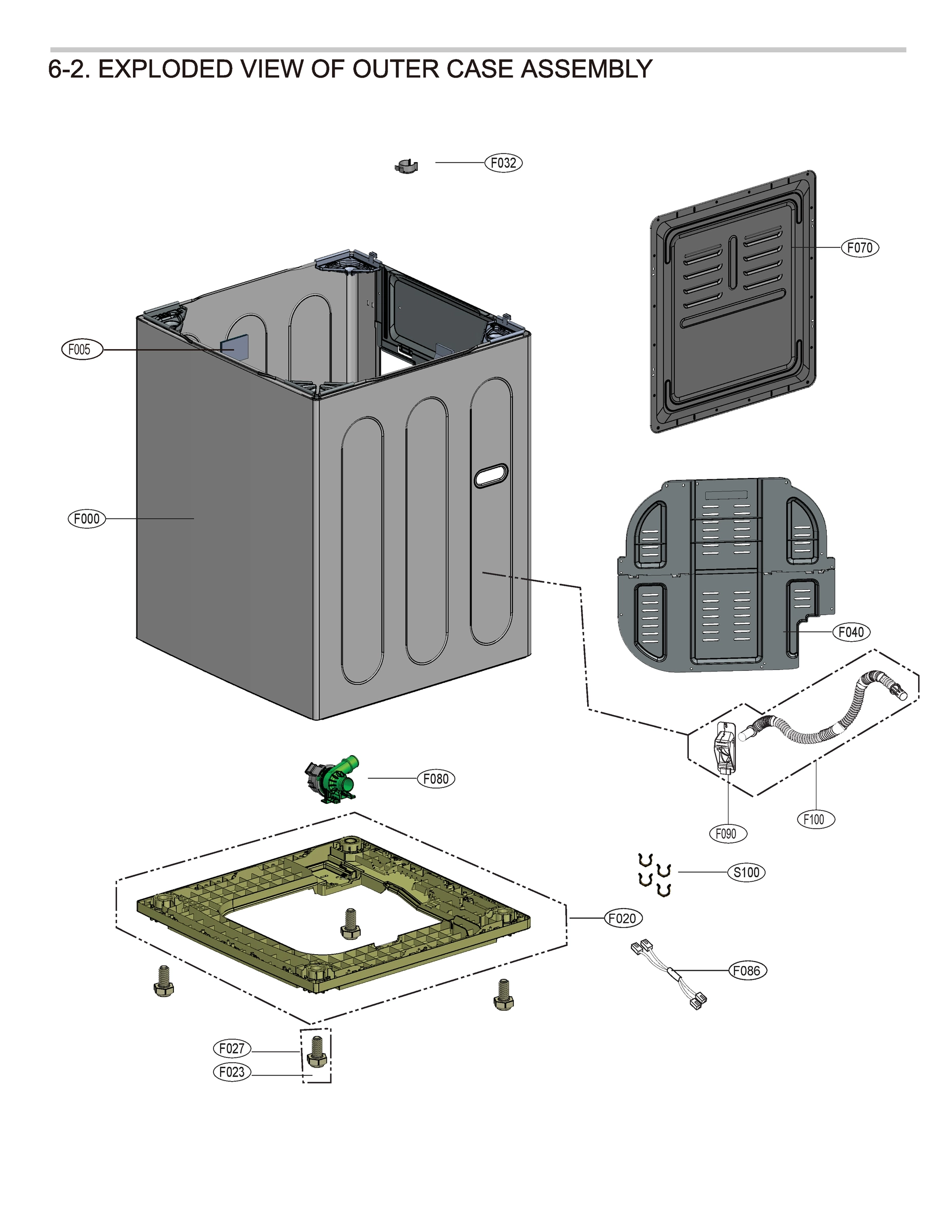 OUTER CASE ASSEMBLY
