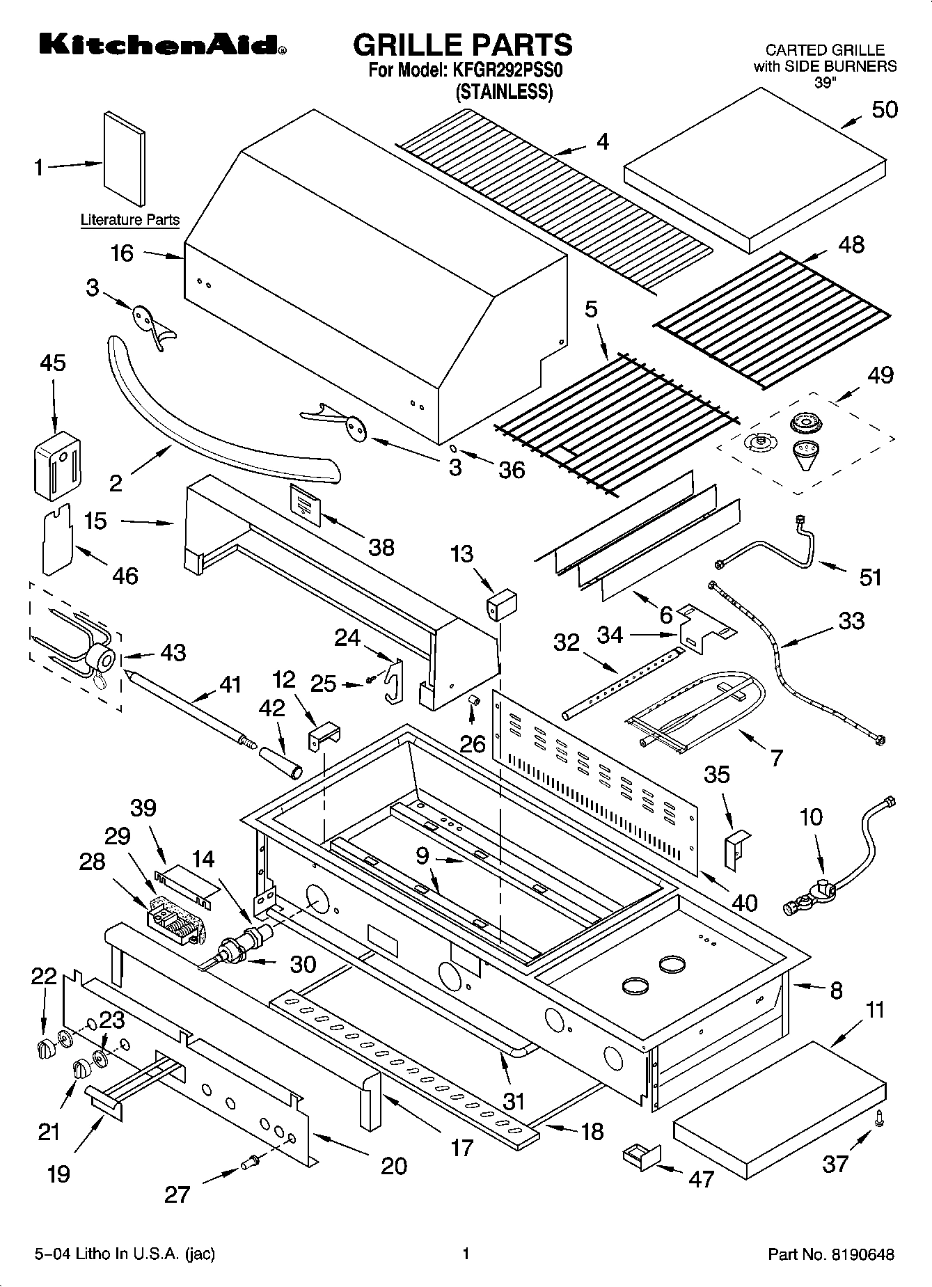 01 - GRILLE PARTS